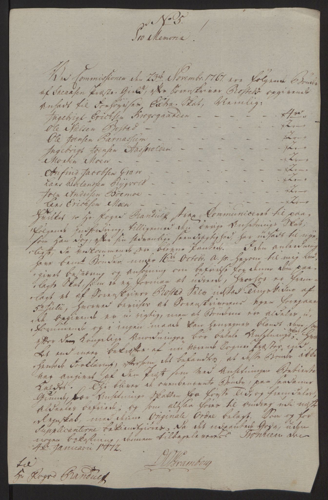 Rentekammeret inntil 1814, Reviderte regnskaper, Fogderegnskap, AV/RA-EA-4092/R63/L4420: Ekstraskatten Inderøy, 1762-1772, s. 432