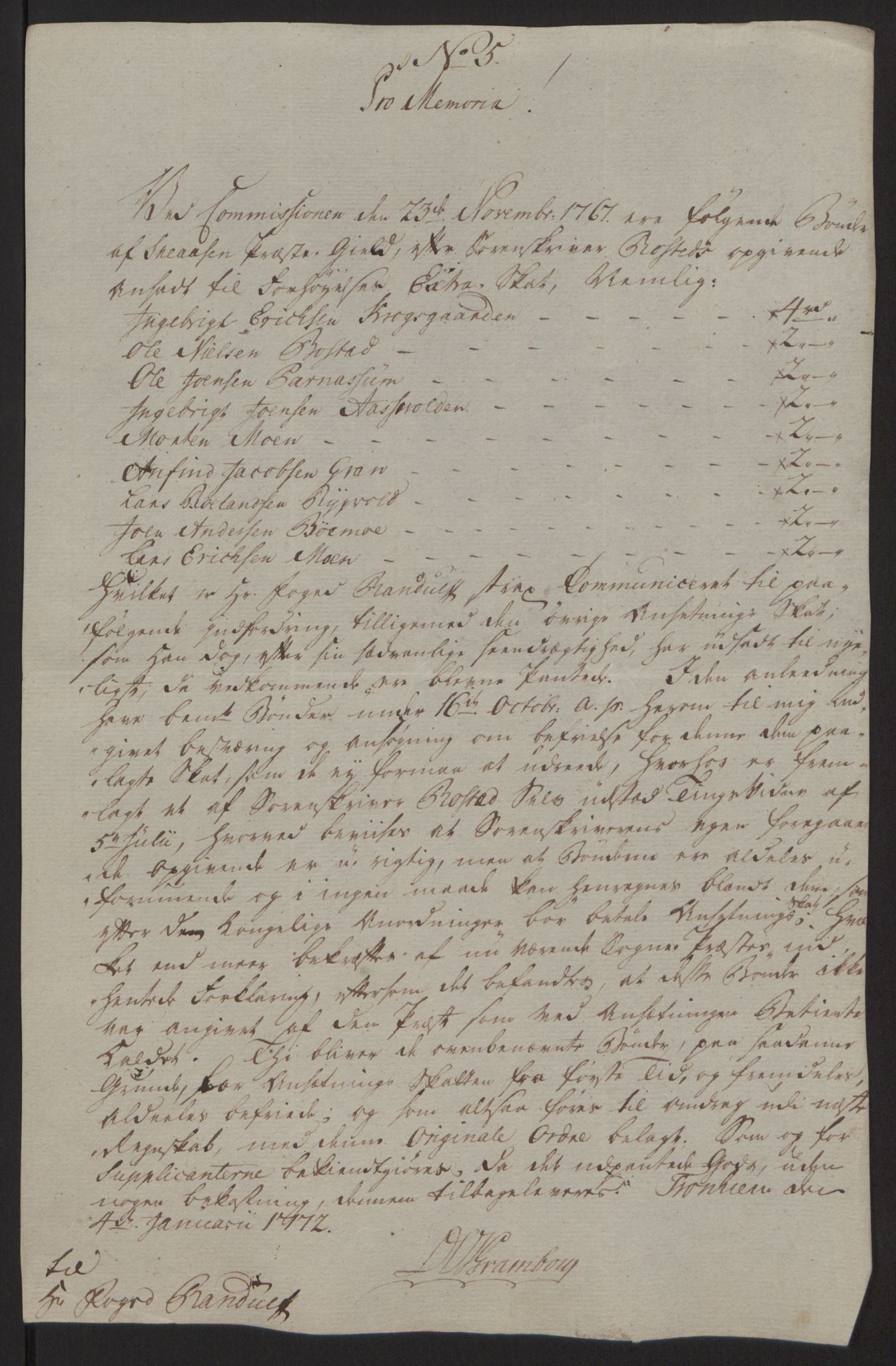 Rentekammeret inntil 1814, Reviderte regnskaper, Fogderegnskap, RA/EA-4092/R63/L4420: Ekstraskatten Inderøy, 1762-1772, s. 432