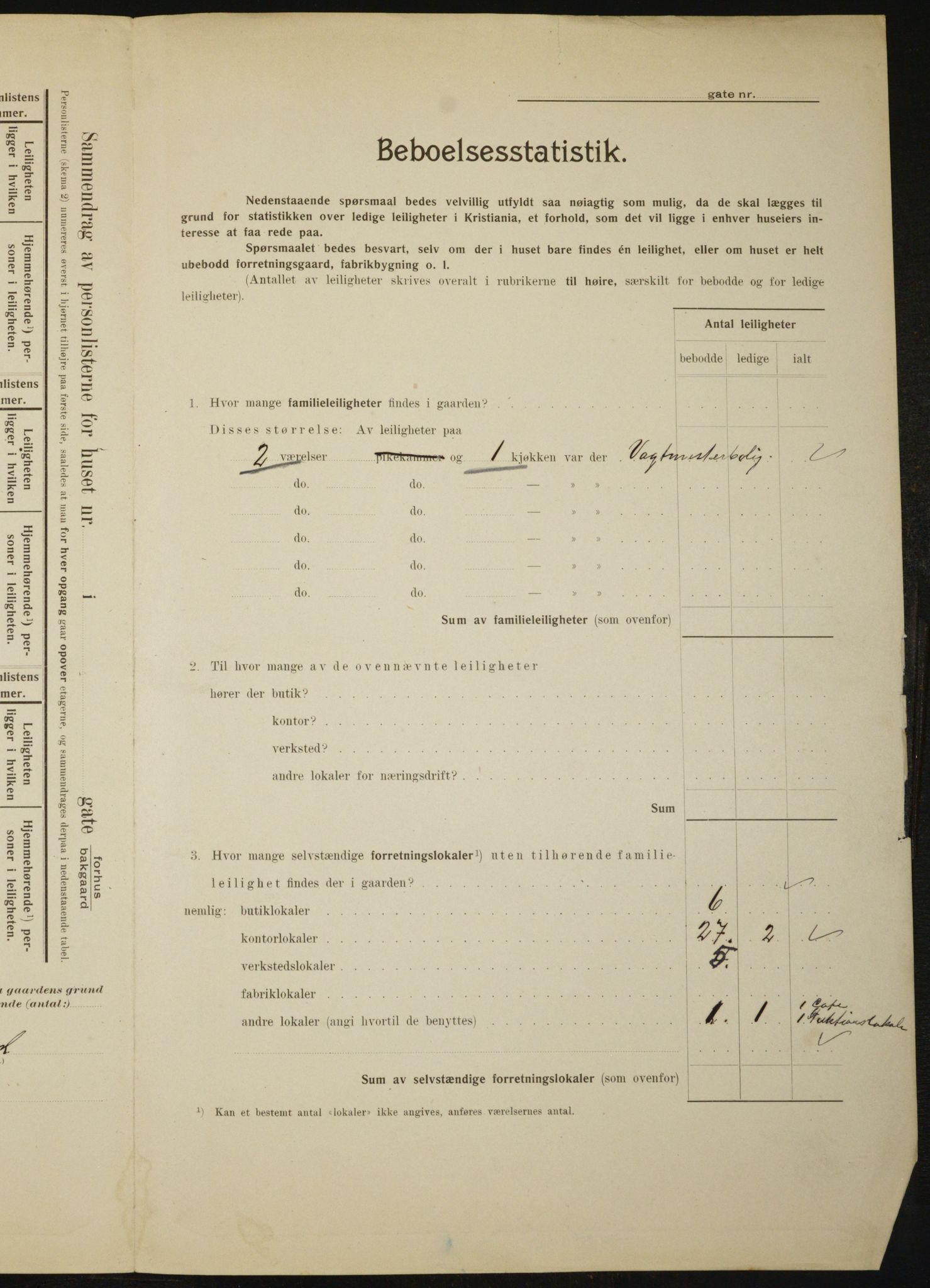 OBA, Kommunal folketelling 1.2.1910 for Kristiania, 1910, s. 28372