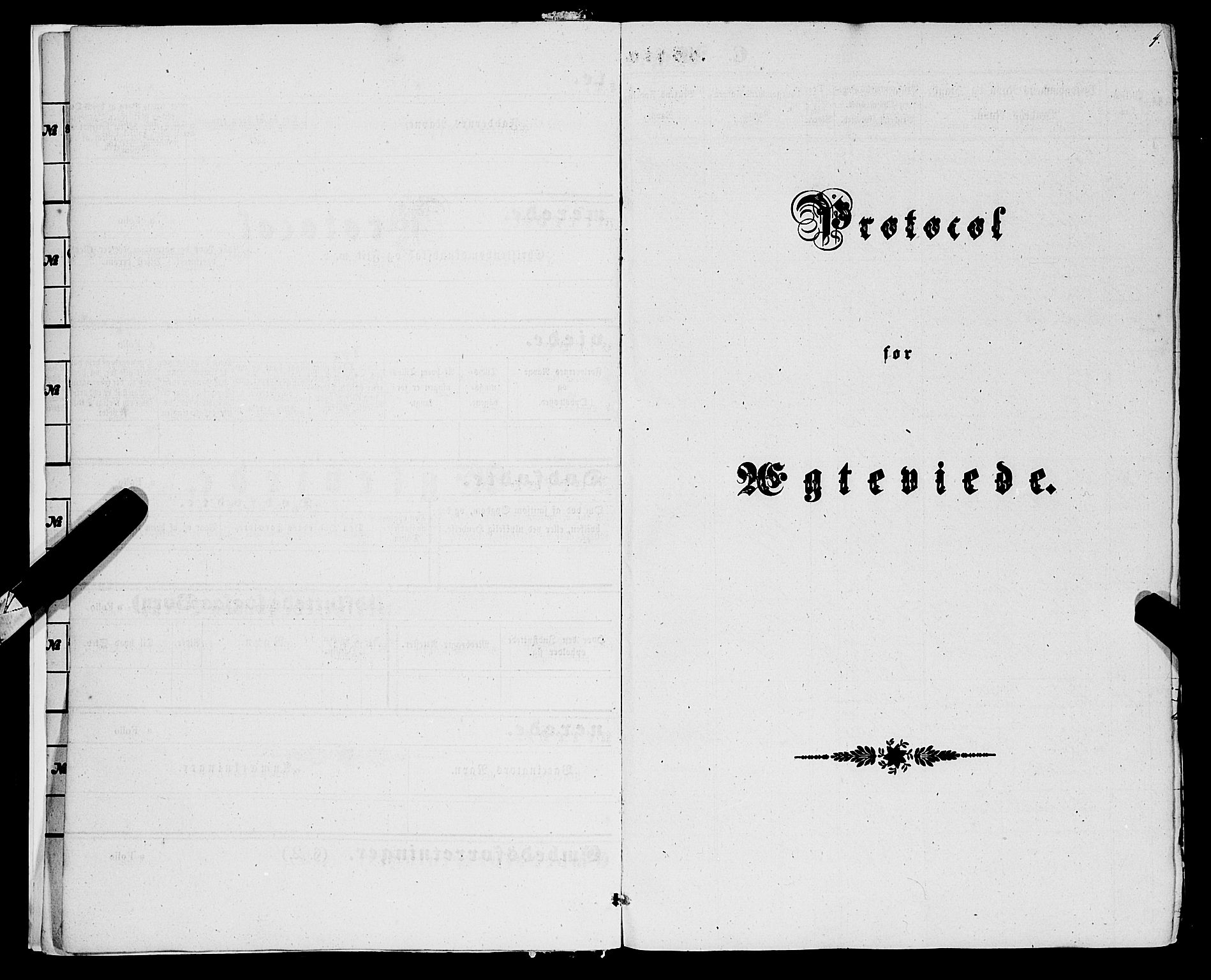 Domkirken sokneprestembete, SAB/A-74801/H/Haa/L0034: Ministerialbok nr. D 2, 1853-1874, s. 4