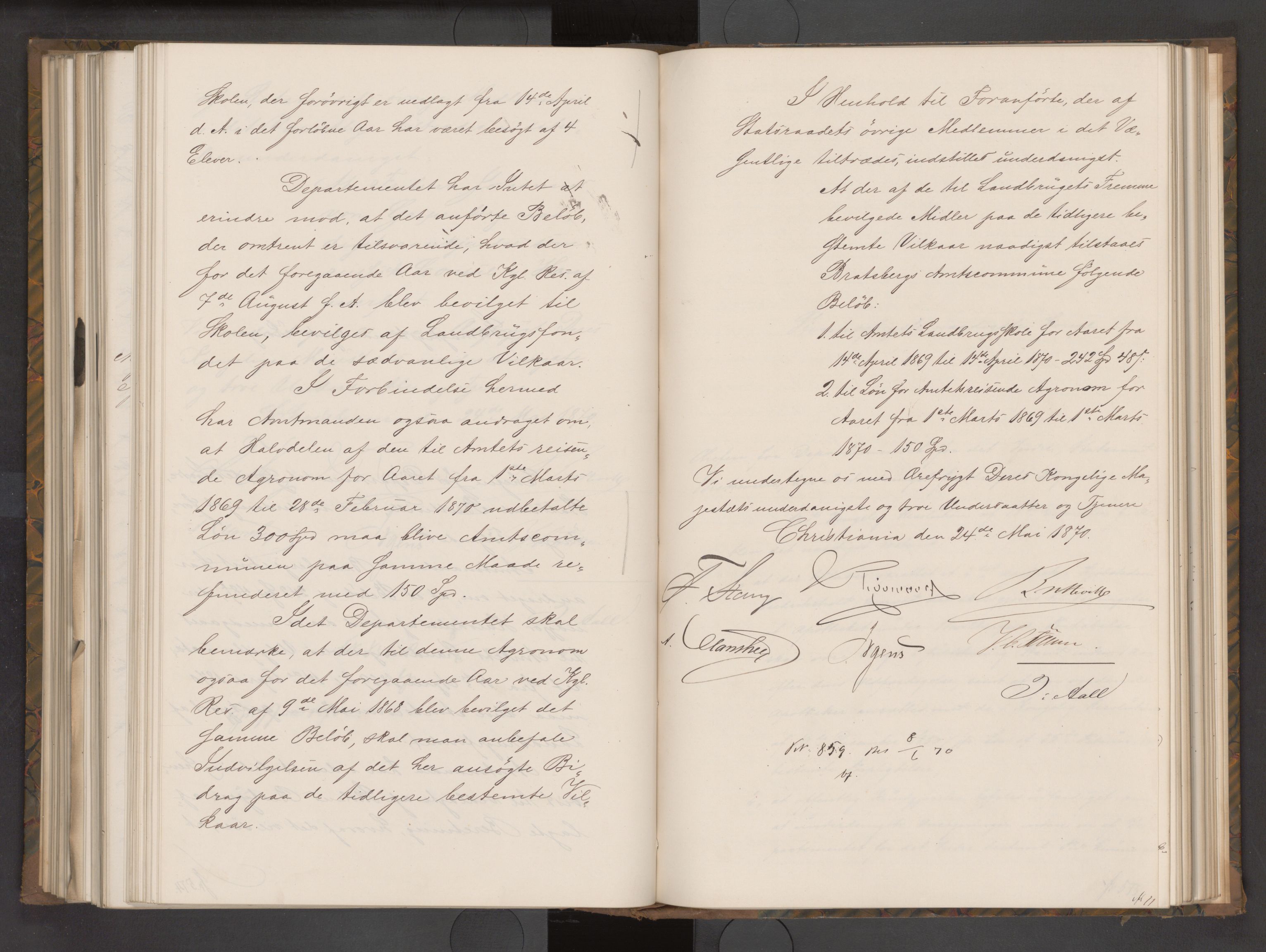 Statsrådsavdelingen i Stockholm, AV/RA-S-1003/D/Da/L0515: Regjeringsinnstillinger nr. 451-600, 1870