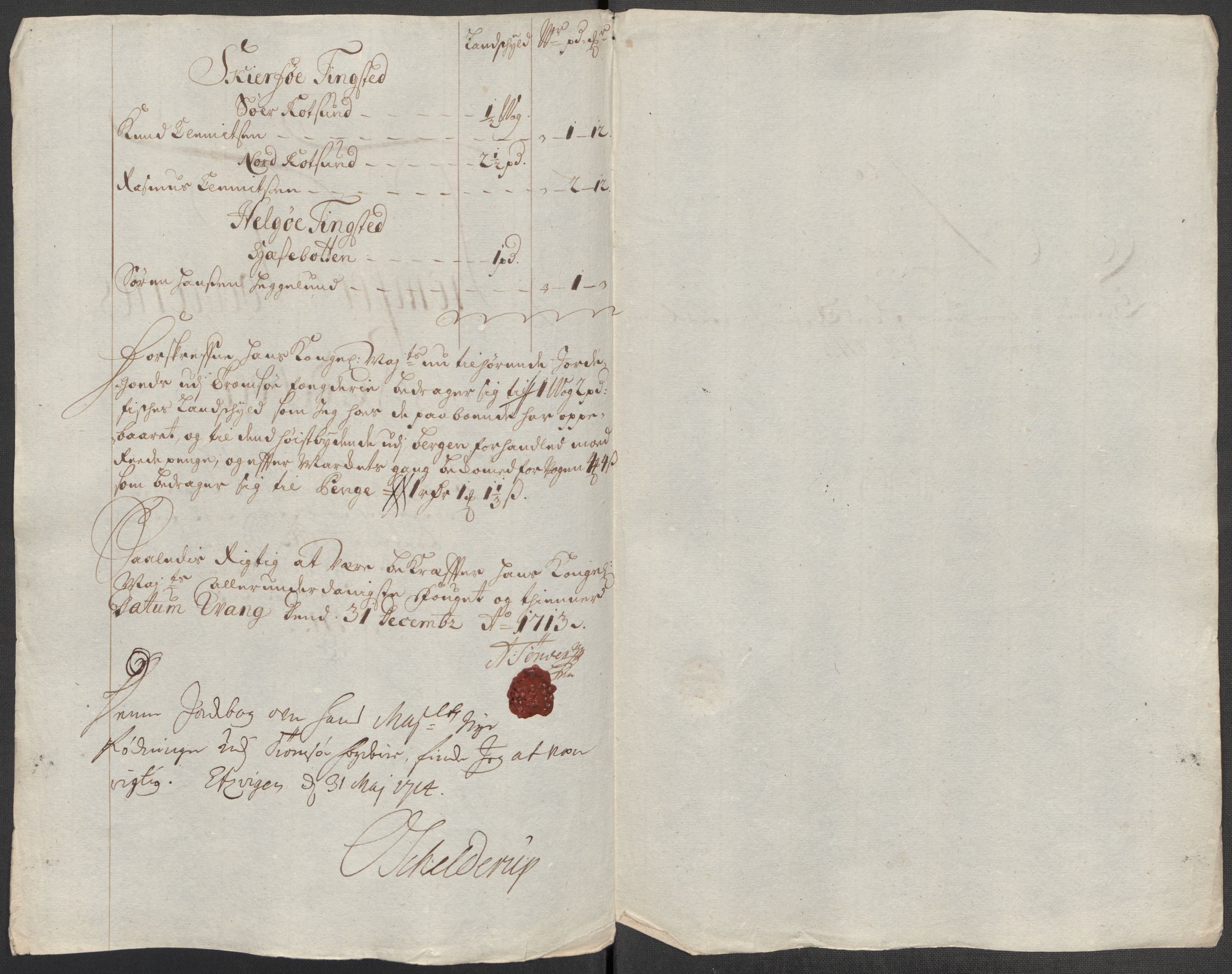 Rentekammeret inntil 1814, Reviderte regnskaper, Fogderegnskap, AV/RA-EA-4092/R68/L4759: Fogderegnskap Senja og Troms, 1713, s. 136