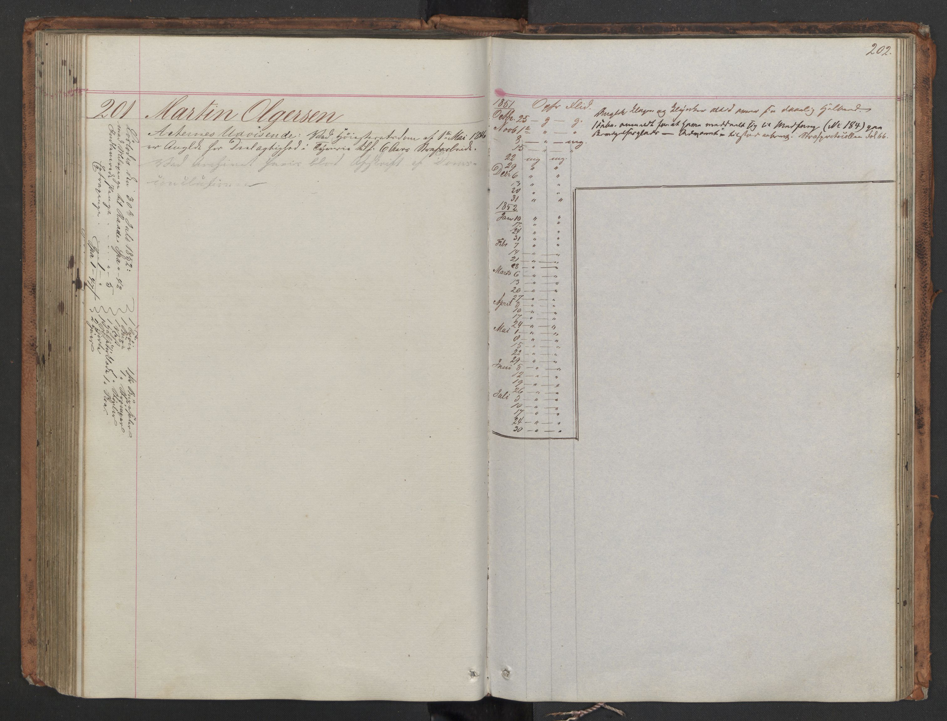 Botsfengslet, AV/RA-S-1539/D/Db/Dbb/L0001: 1a - 284a, 1851-1852, s. 202