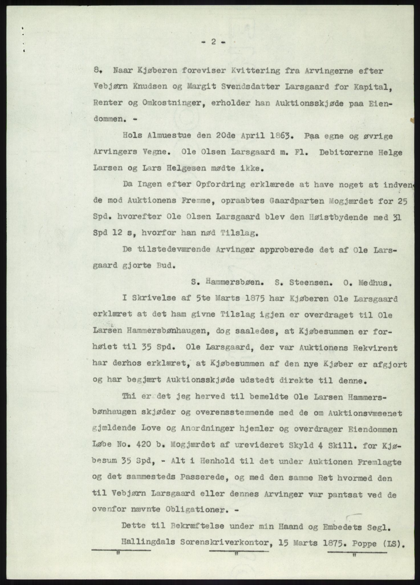 Statsarkivet i Kongsberg, SAKO/A-0001, 1944-1954, s. 32