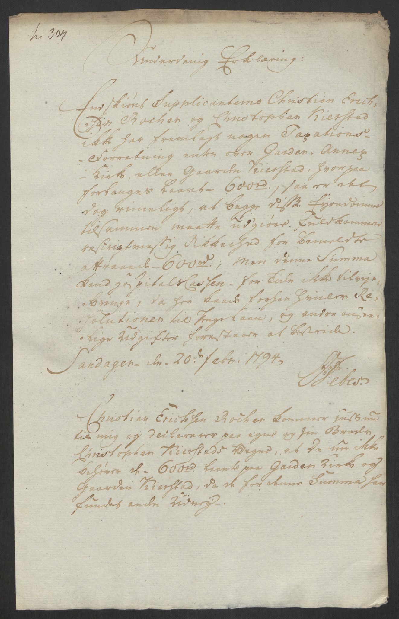 Oslo stiftsdireksjon, AV/SAO-A-11085/K/Kb/L0005/0001: Oslo Hospital m.fl. / Oslo hospital, Forstanderen: Dokumenter, 1746-1814, s. 89