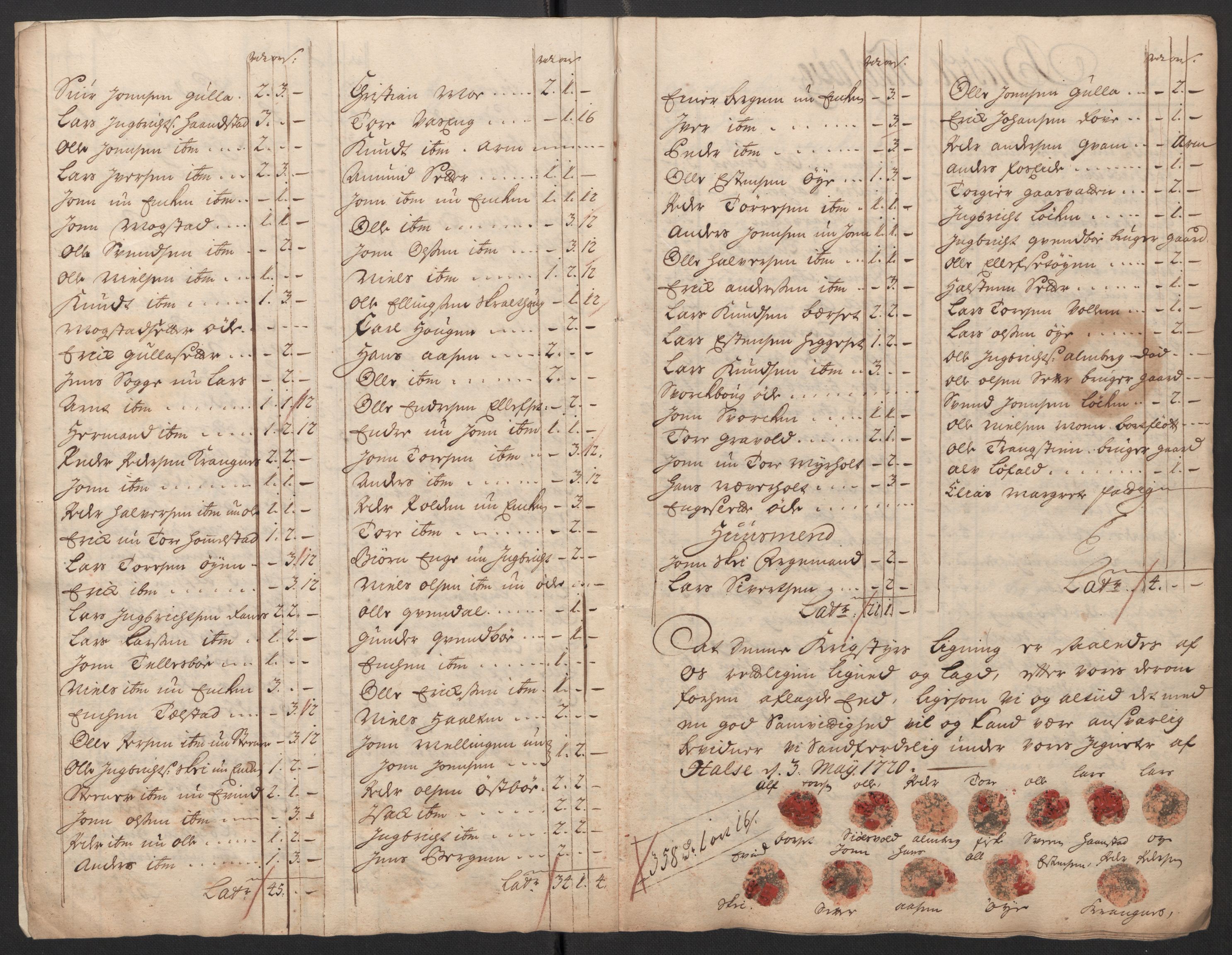 Rentekammeret inntil 1814, Reviderte regnskaper, Fogderegnskap, AV/RA-EA-4092/R56/L3753: Fogderegnskap Nordmøre, 1720, s. 305