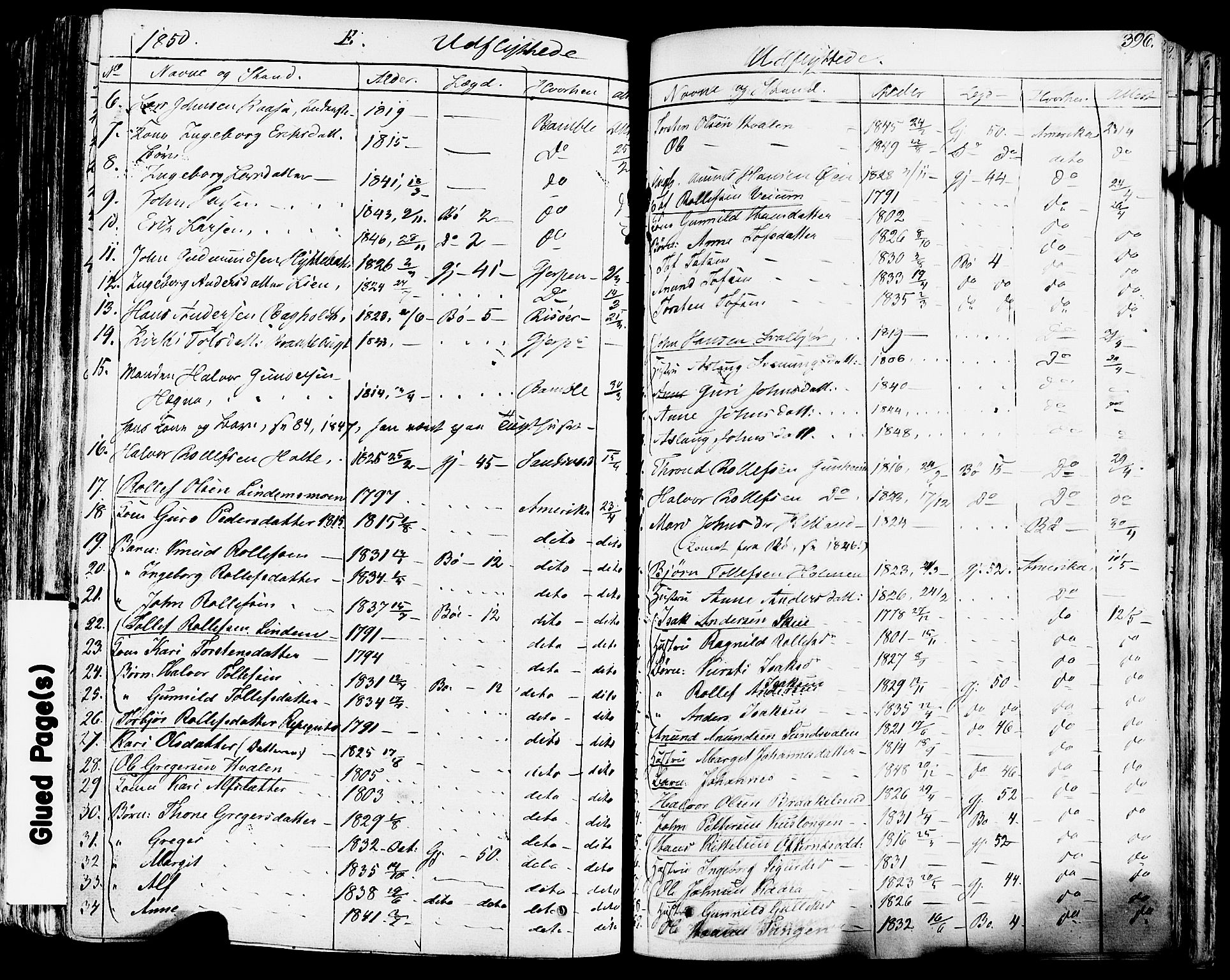 Sauherad kirkebøker, AV/SAKO-A-298/F/Fa/L0006: Ministerialbok nr. I 6, 1827-1850, s. 396
