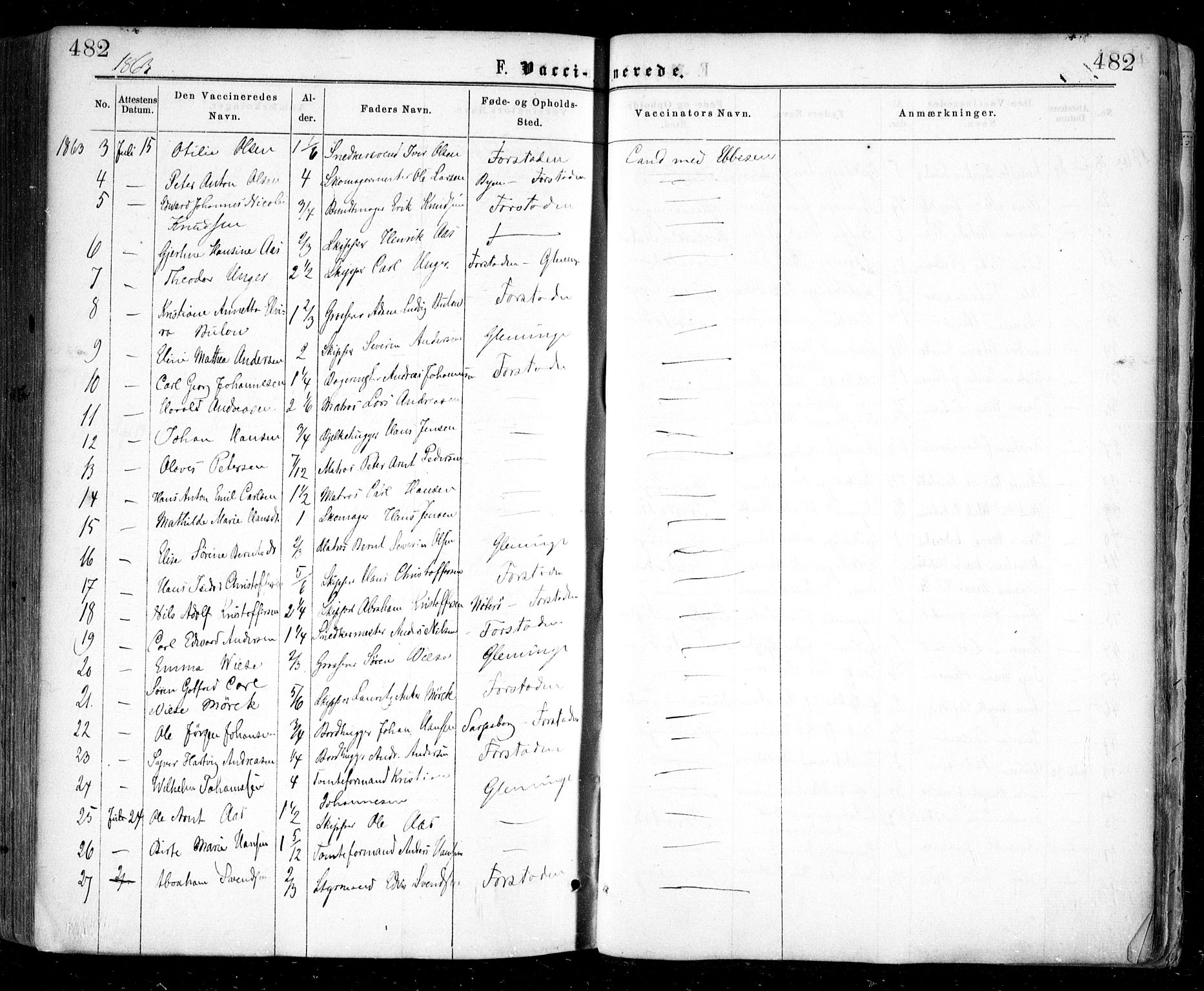 Glemmen prestekontor Kirkebøker, AV/SAO-A-10908/F/Fa/L0008: Ministerialbok nr. 8, 1862-1871, s. 482