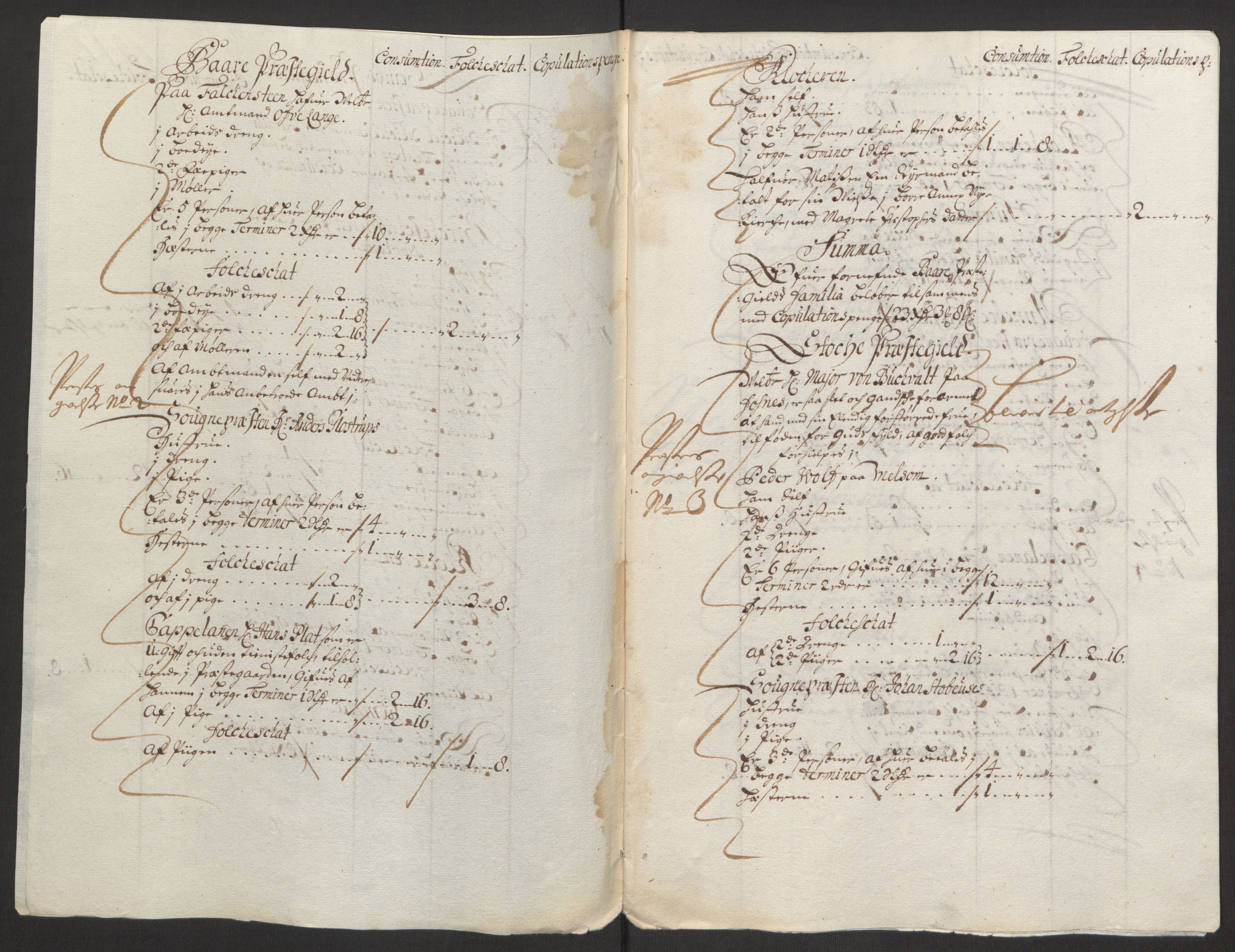 Rentekammeret inntil 1814, Reviderte regnskaper, Fogderegnskap, RA/EA-4092/R32/L1867: Fogderegnskap Jarlsberg grevskap, 1694-1696, s. 17