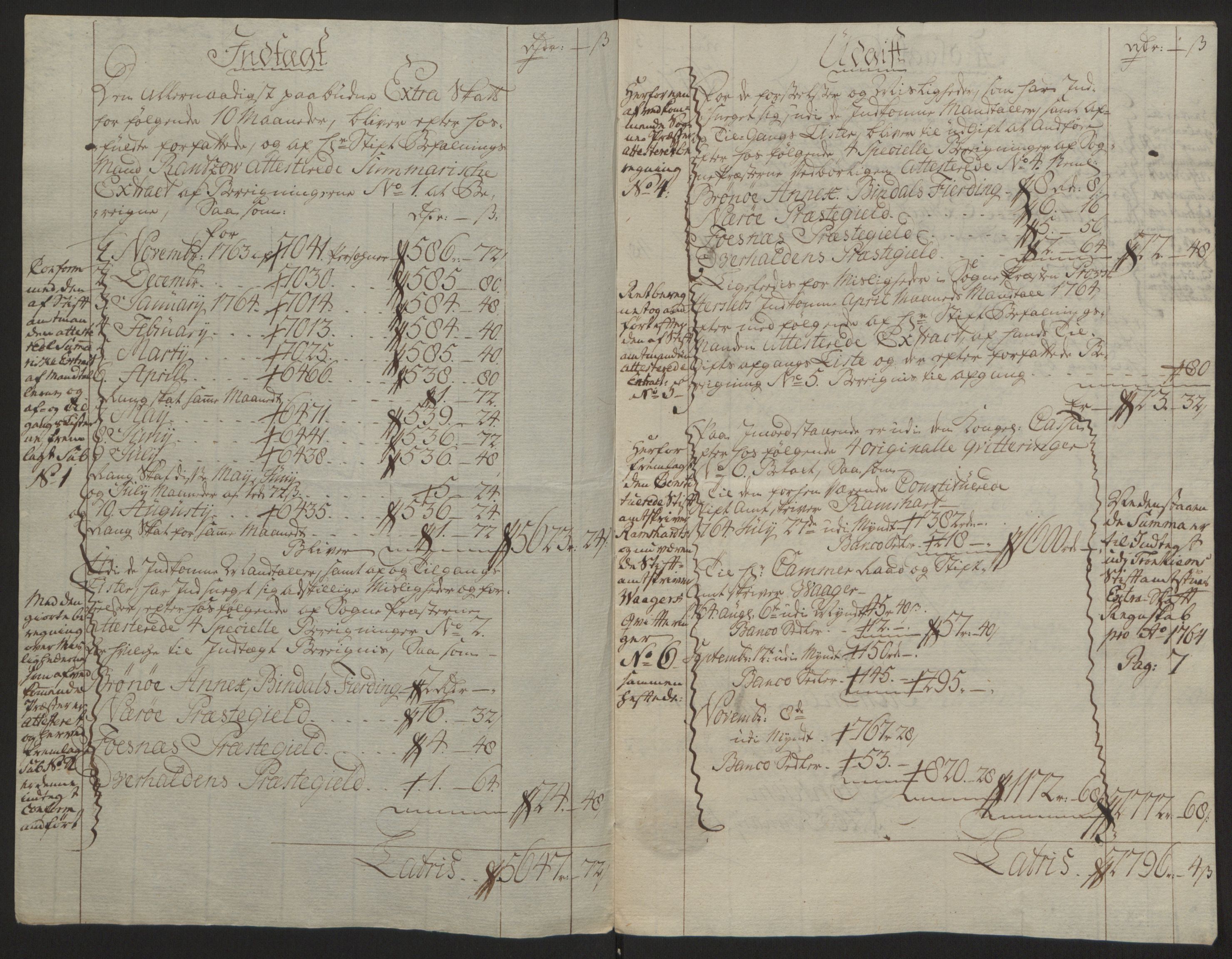 Rentekammeret inntil 1814, Reviderte regnskaper, Fogderegnskap, RA/EA-4092/R64/L4502: Ekstraskatten Namdal, 1762-1772, s. 80