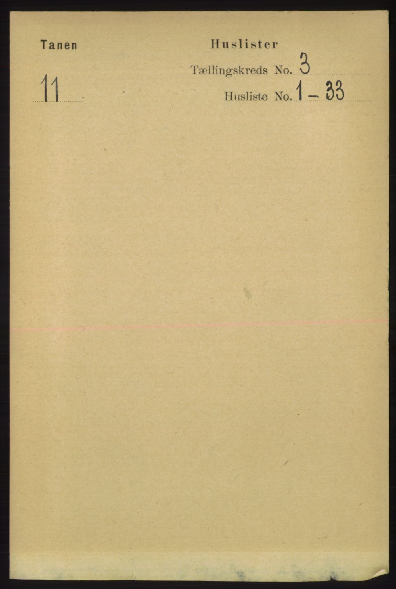 RA, Folketelling 1891 for 2025 Tana herred, 1891, s. 1469