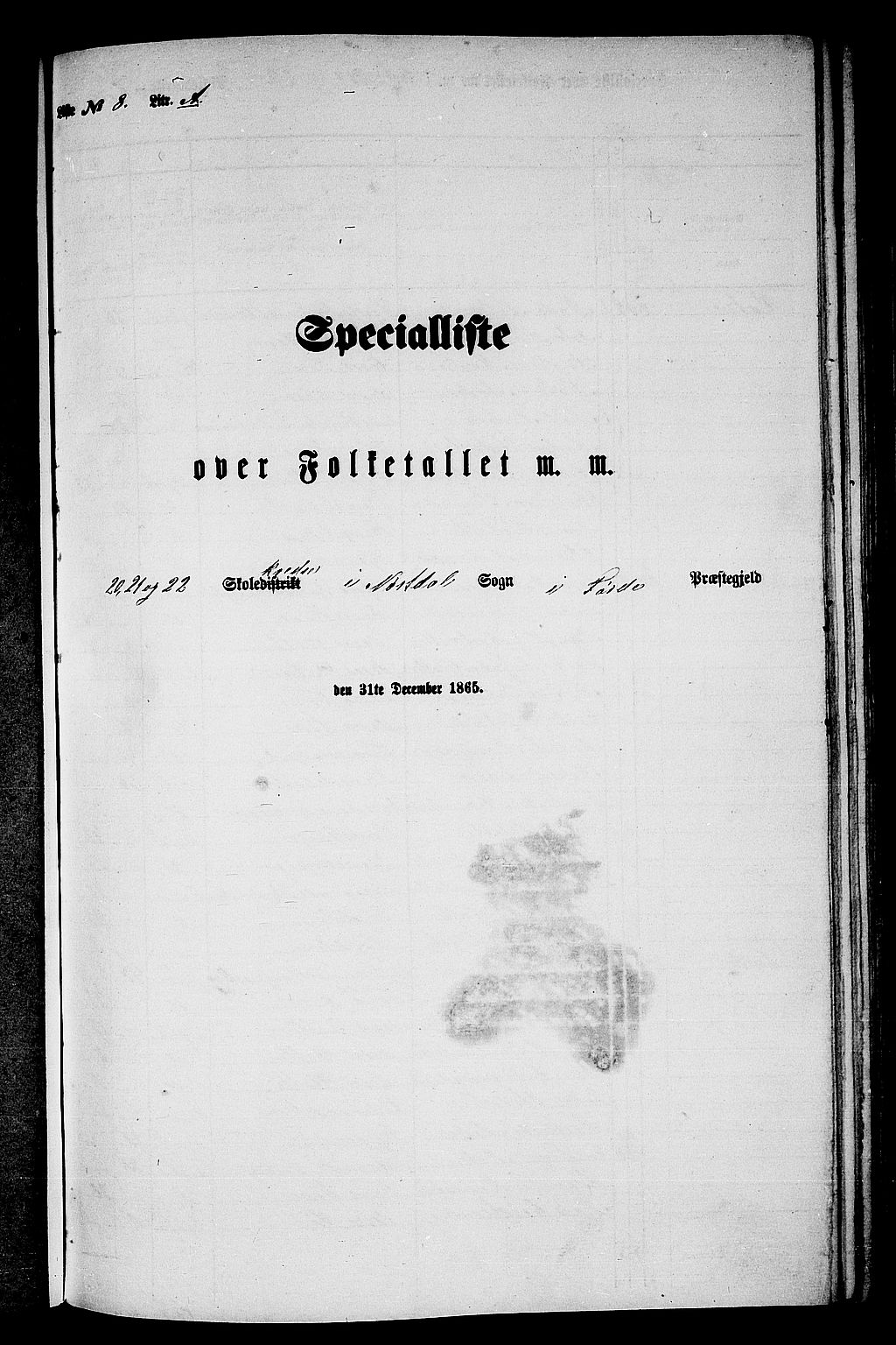 RA, Folketelling 1865 for 1432P Førde prestegjeld, 1865, s. 160