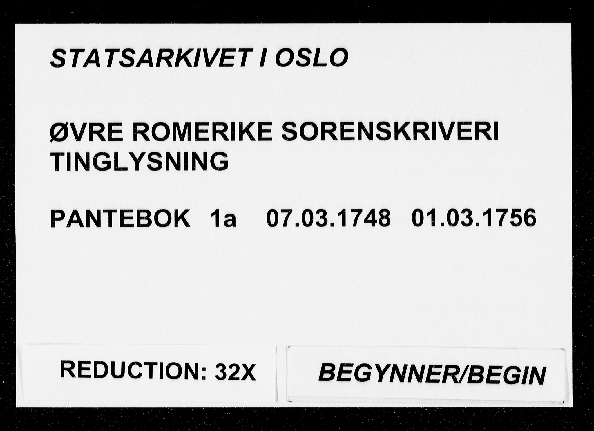 Øvre Romerike sorenskriveri, SAO/A-10649/G/Gb/L0001a: Pantebok nr. 1a, 1748-1756