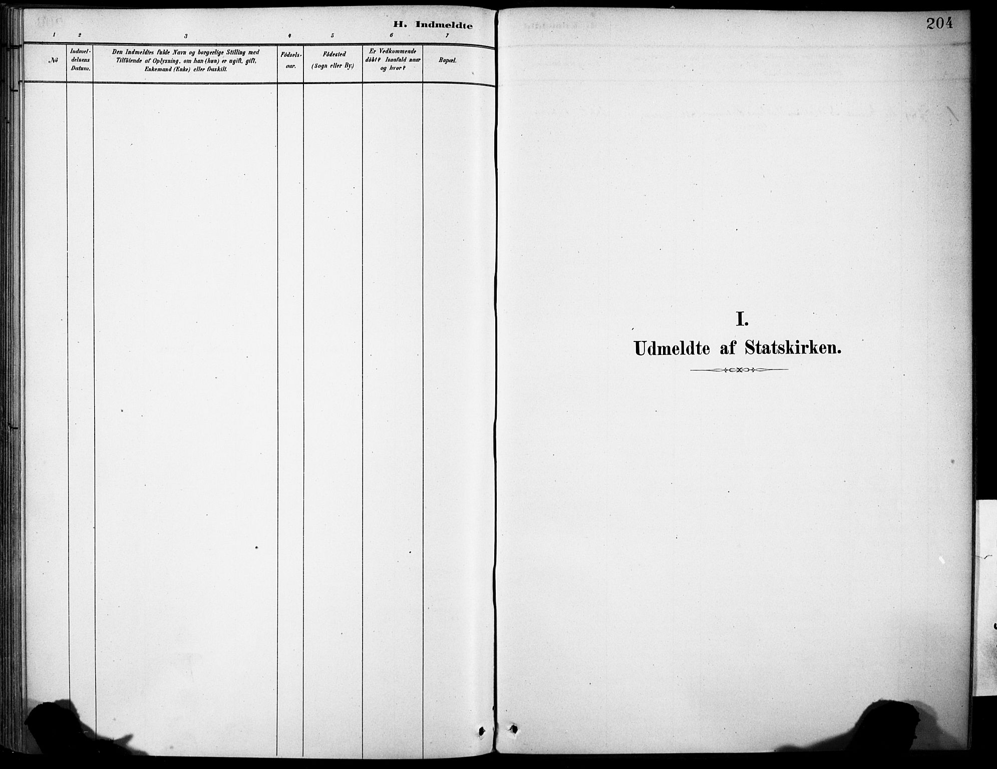 Førde sokneprestembete, AV/SAB-A-79901/H/Haa/Haae/L0001: Ministerialbok nr. E 1, 1881-1911, s. 204