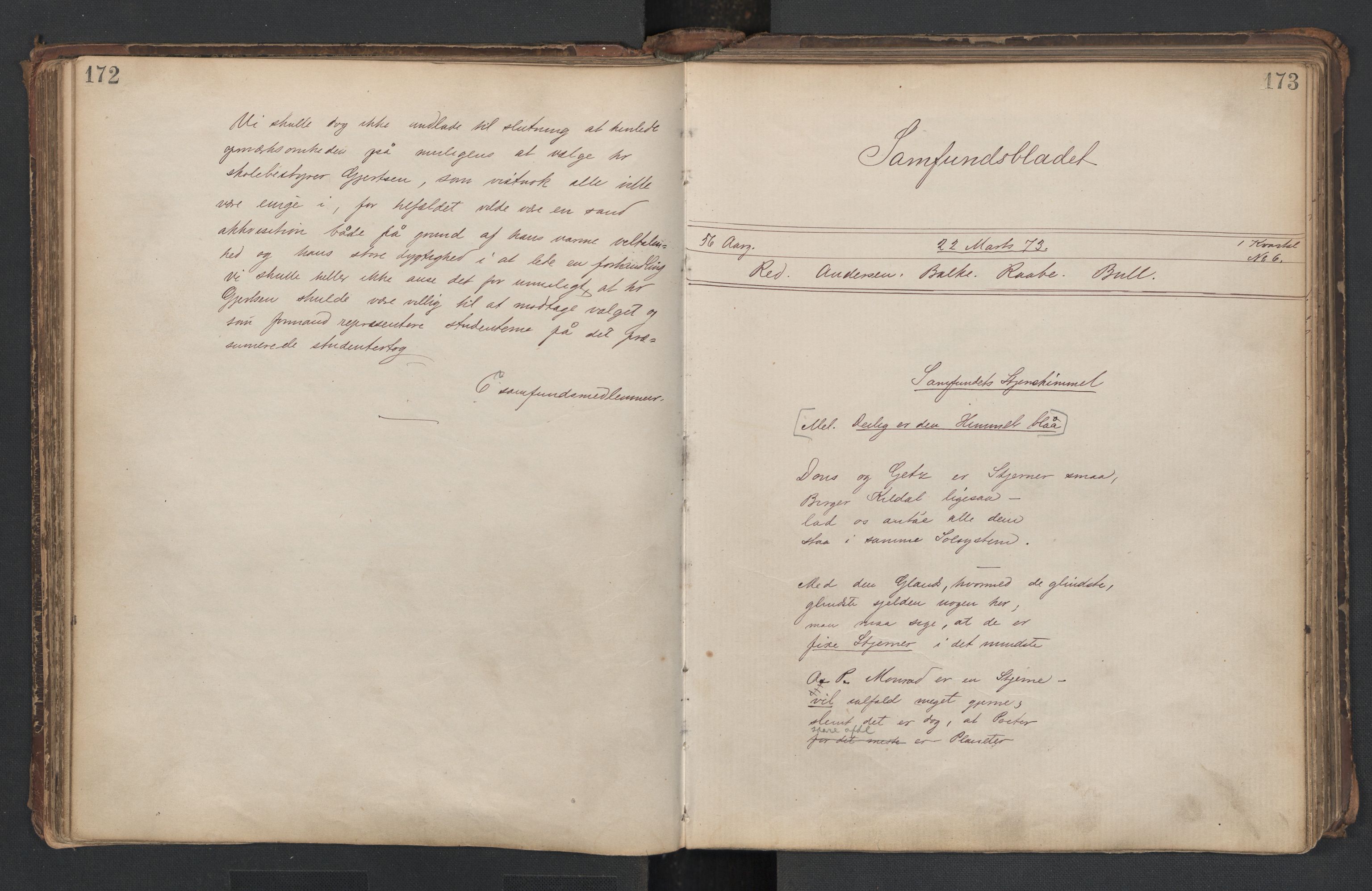 Det Norske Studentersamfund, AV/RA-PA-1322/X/Xa/L0009/0002: -- / Samfundsbladet, 1872-1874, s. 89