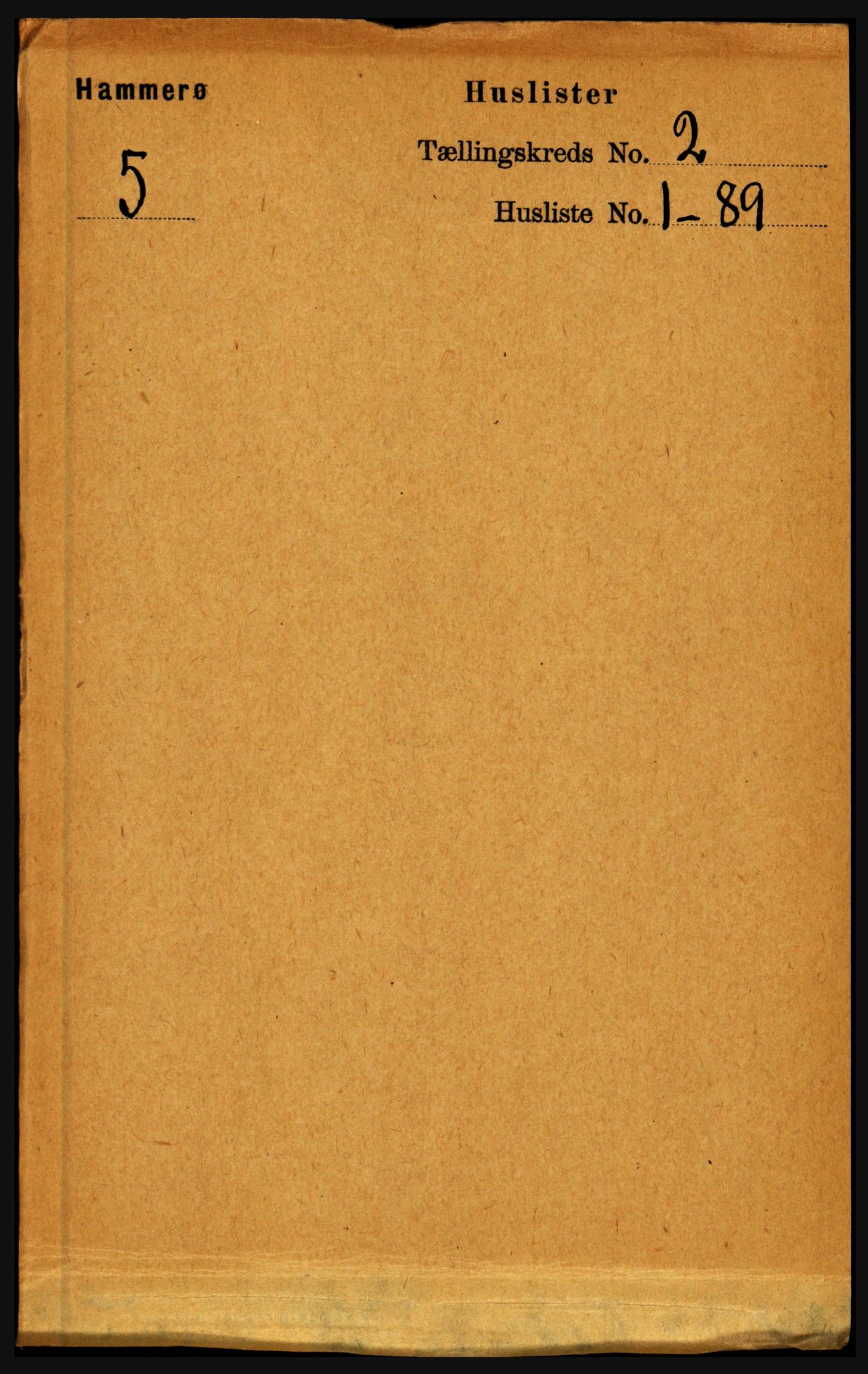 RA, Folketelling 1891 for 1849 Hamarøy herred, 1891, s. 488