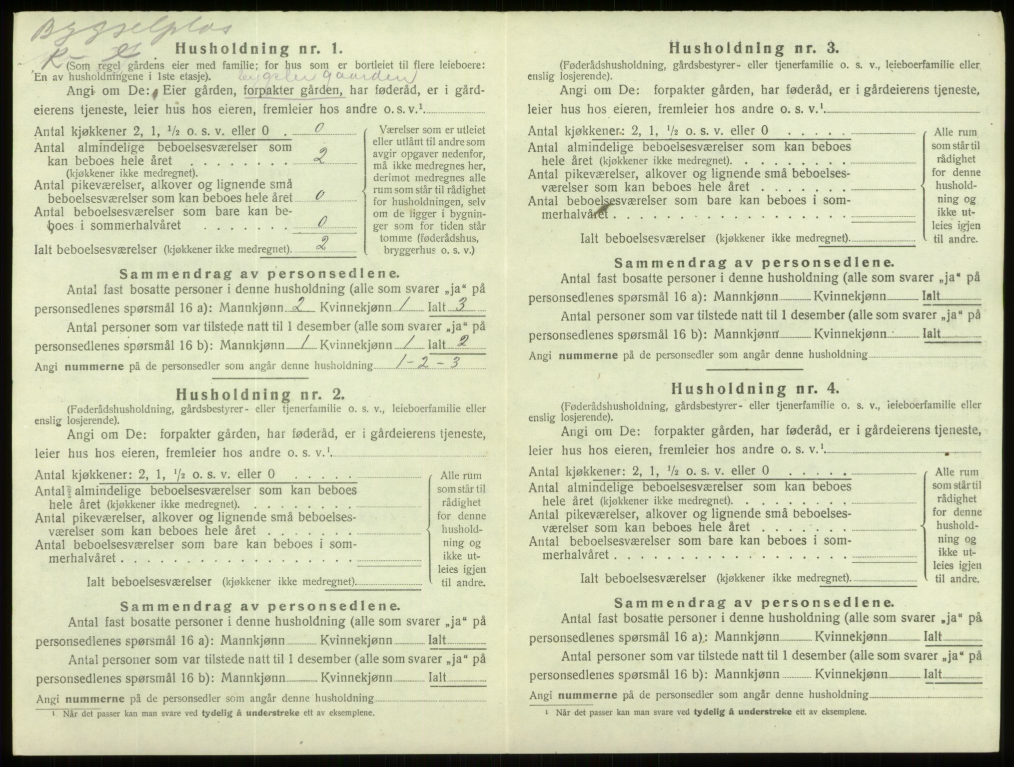 SAB, Folketelling 1920 for 1442 Davik herred, 1920, s. 706