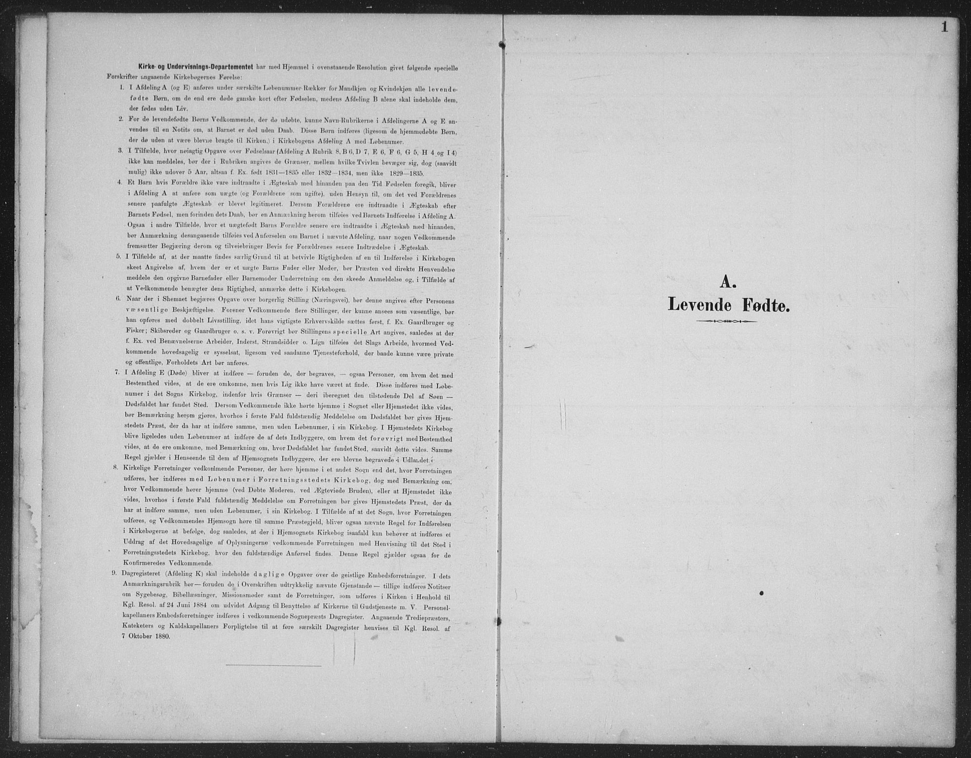 Seljord kirkebøker, AV/SAKO-A-20/G/Gc/L0003: Klokkerbok nr. III 3, 1887-1926, s. 1
