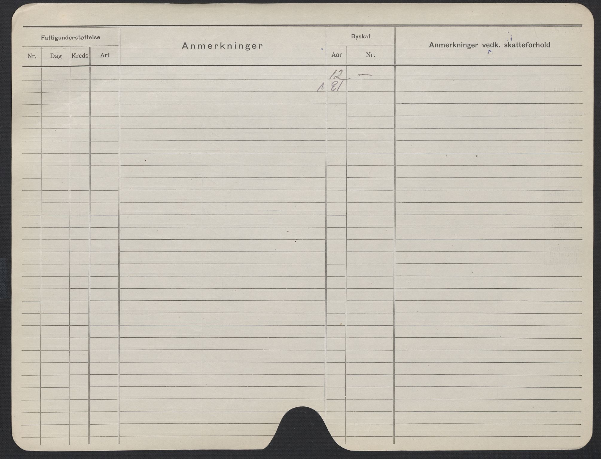 Oslo folkeregister, Registerkort, AV/SAO-A-11715/F/Fa/Fac/L0013: Kvinner, 1906-1914, s. 1327b