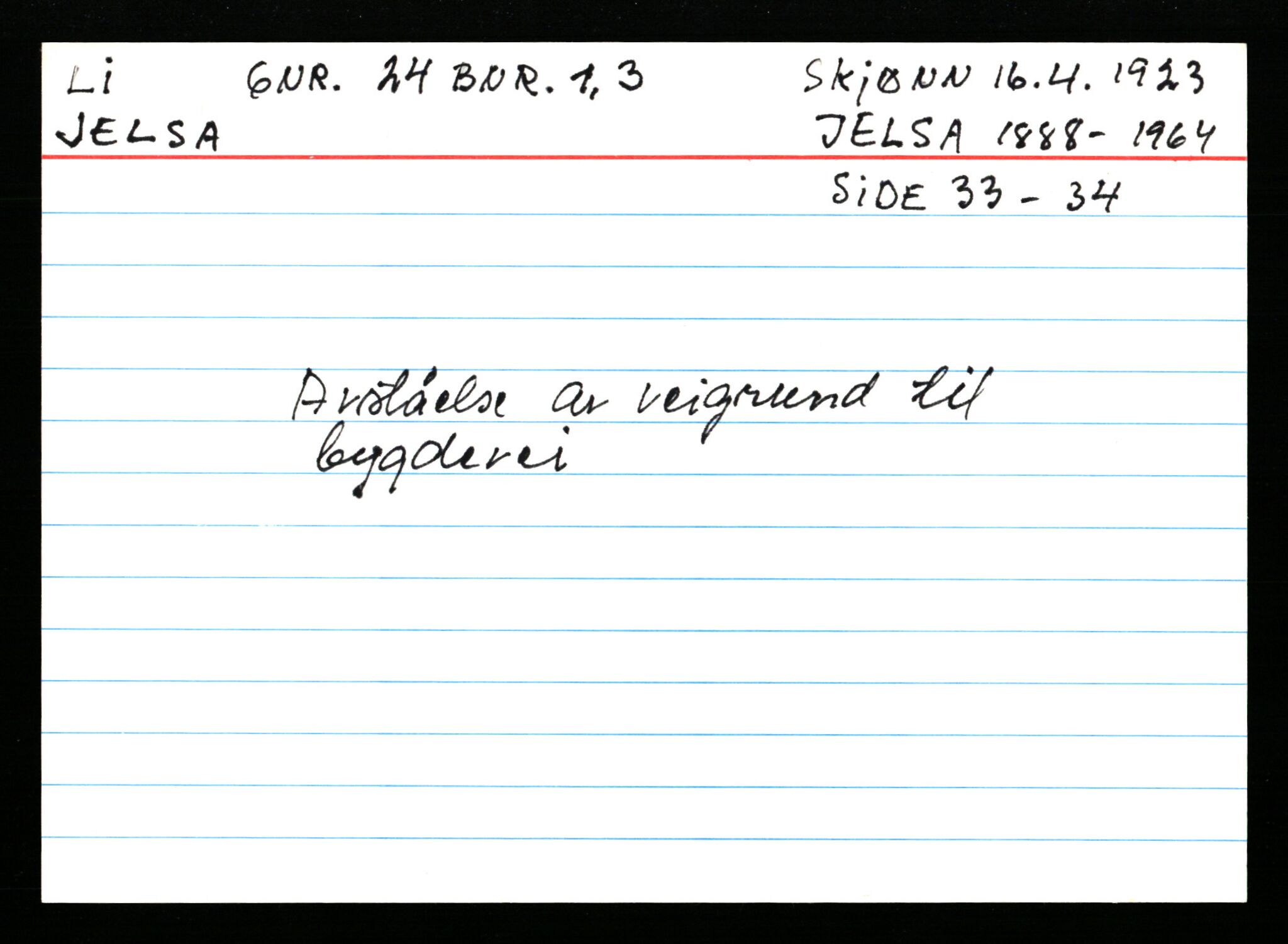 Statsarkivet i Stavanger, AV/SAST-A-101971/03/Y/Ym/L0035: Åstedskort sortert etter gårdsnavn: Leiranger - Lindanger, 1600-1950, s. 252