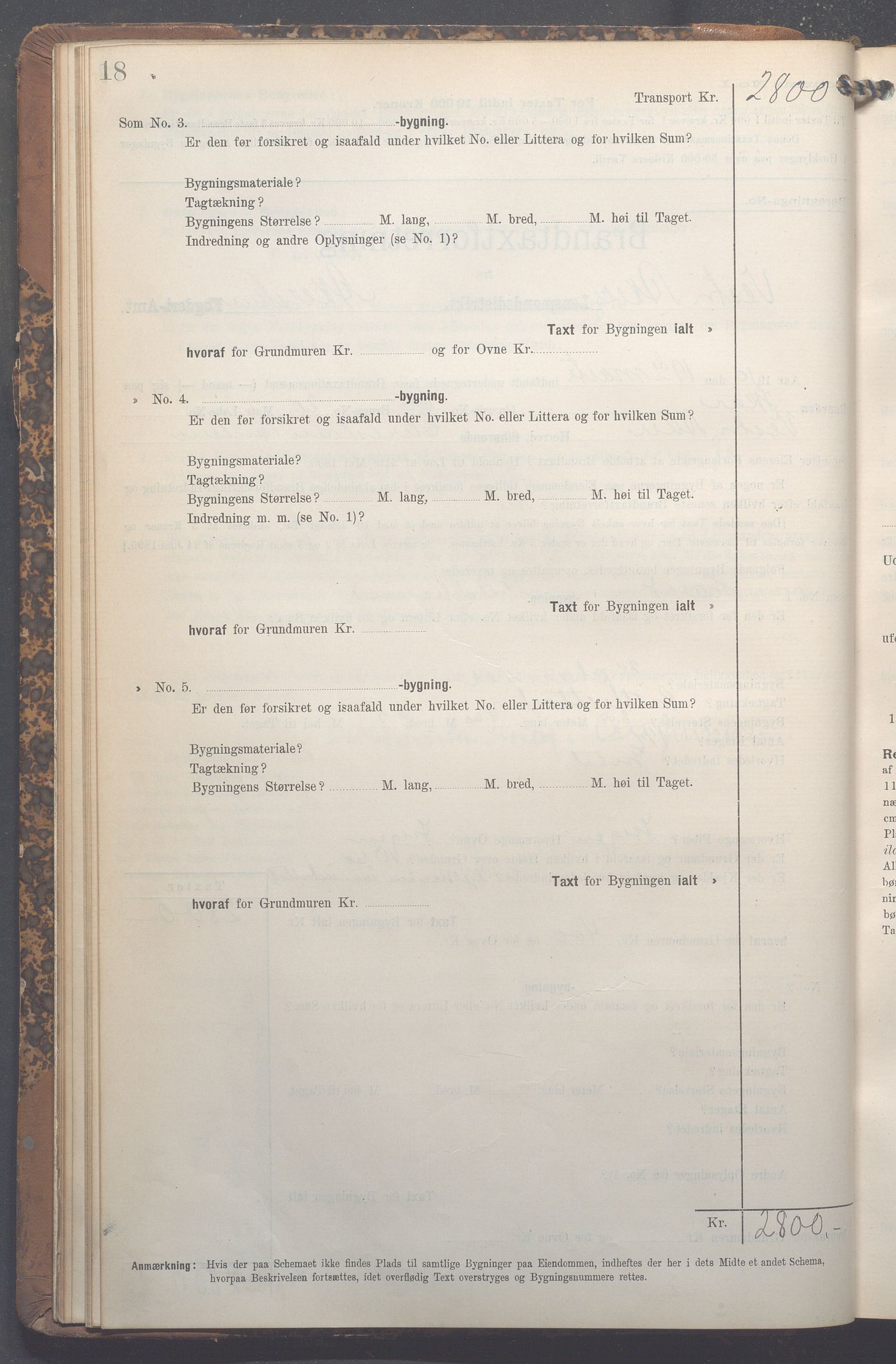 Lensmennene i Aker, OBA/A-10133/F/Fa/L0013: Branntakstprotokoll, 1909-1914, s. 18
