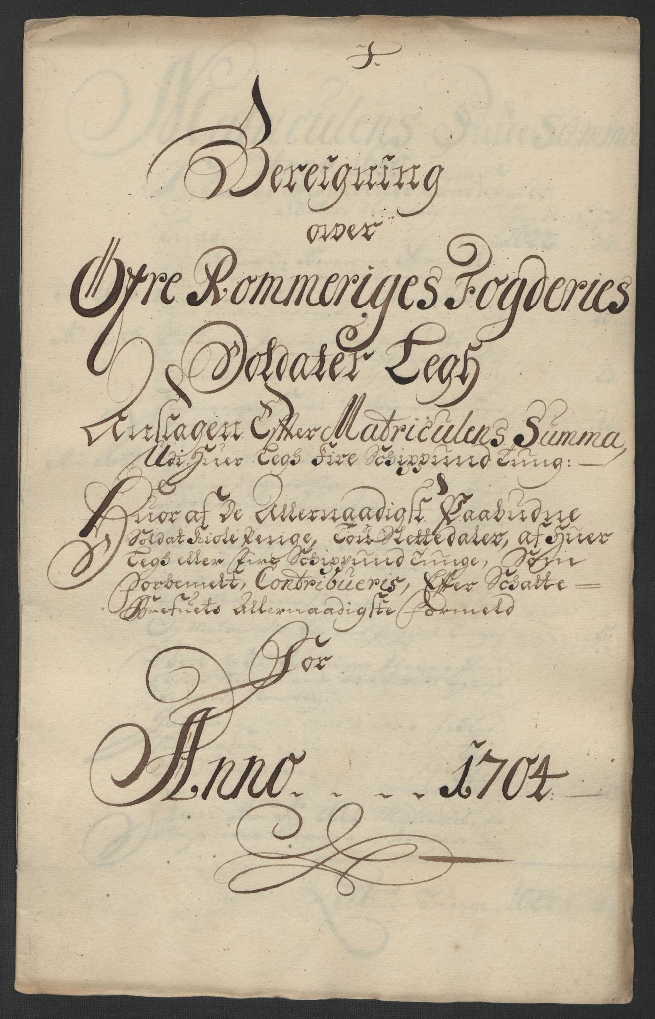 Rentekammeret inntil 1814, Reviderte regnskaper, Fogderegnskap, AV/RA-EA-4092/R12/L0717: Fogderegnskap Øvre Romerike, 1704-1705, s. 198