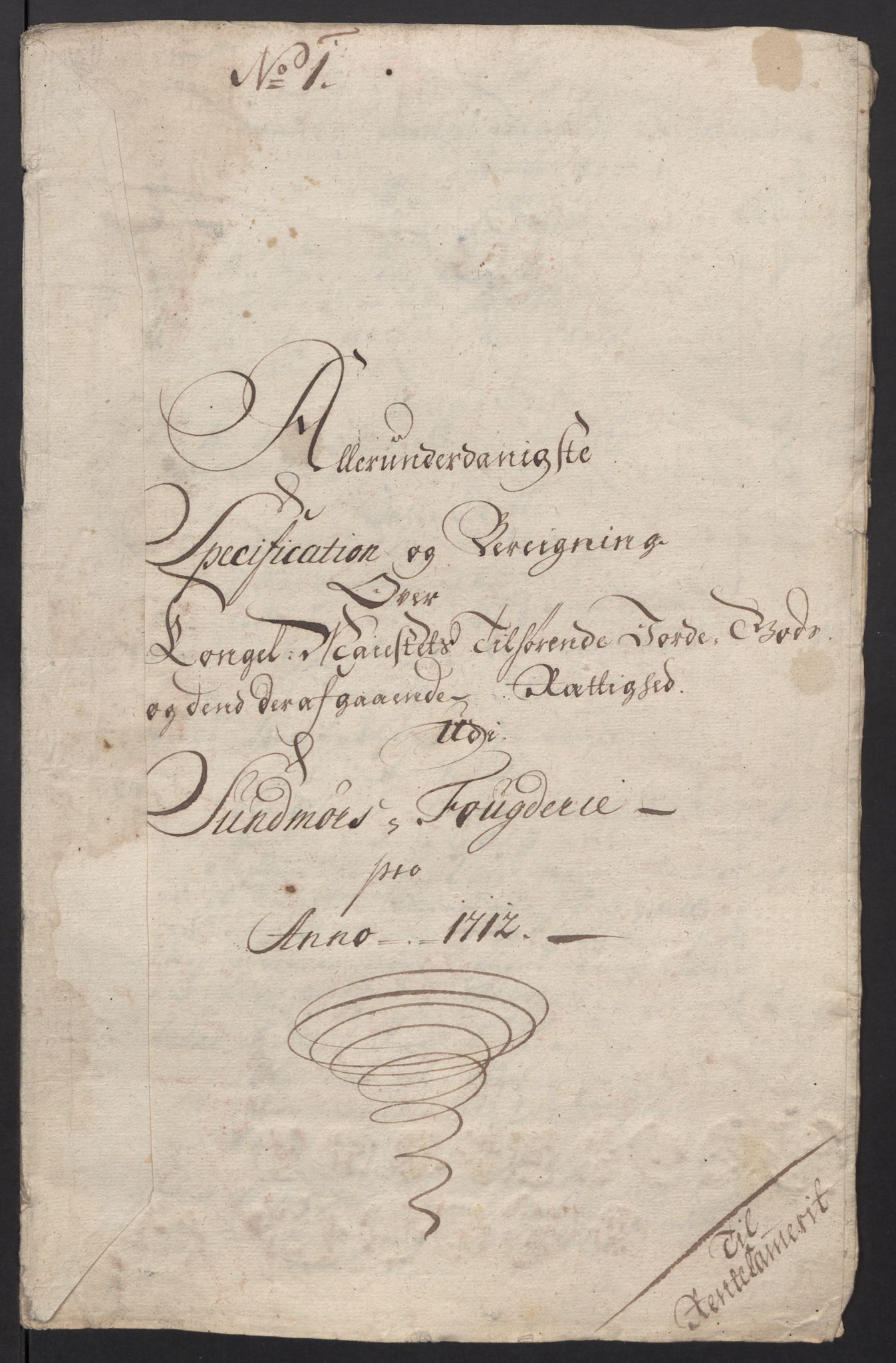 Rentekammeret inntil 1814, Reviderte regnskaper, Fogderegnskap, AV/RA-EA-4092/R54/L3565: Fogderegnskap Sunnmøre, 1712-1713, s. 109