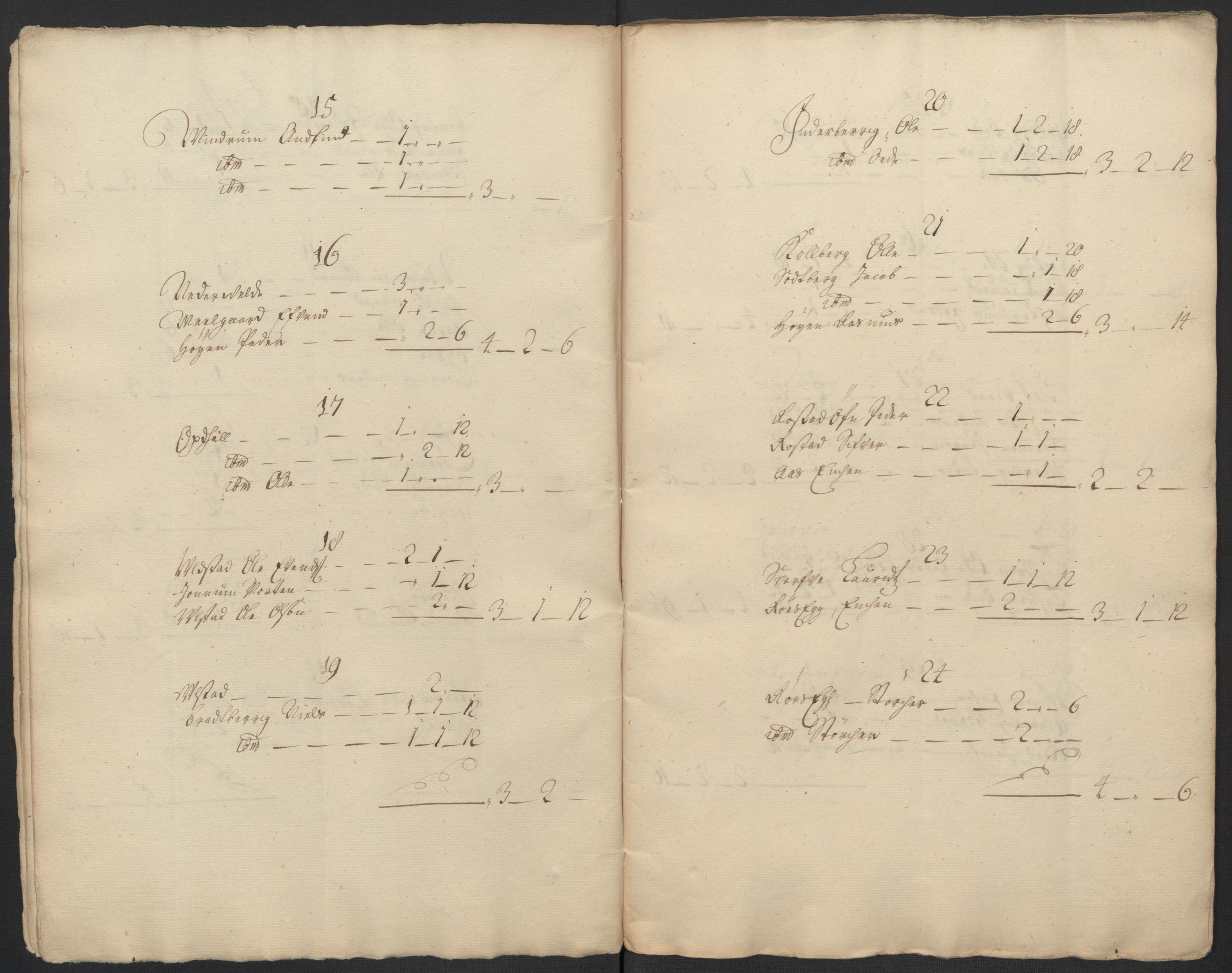 Rentekammeret inntil 1814, Reviderte regnskaper, Fogderegnskap, RA/EA-4092/R63/L4311: Fogderegnskap Inderøy, 1700, s. 20