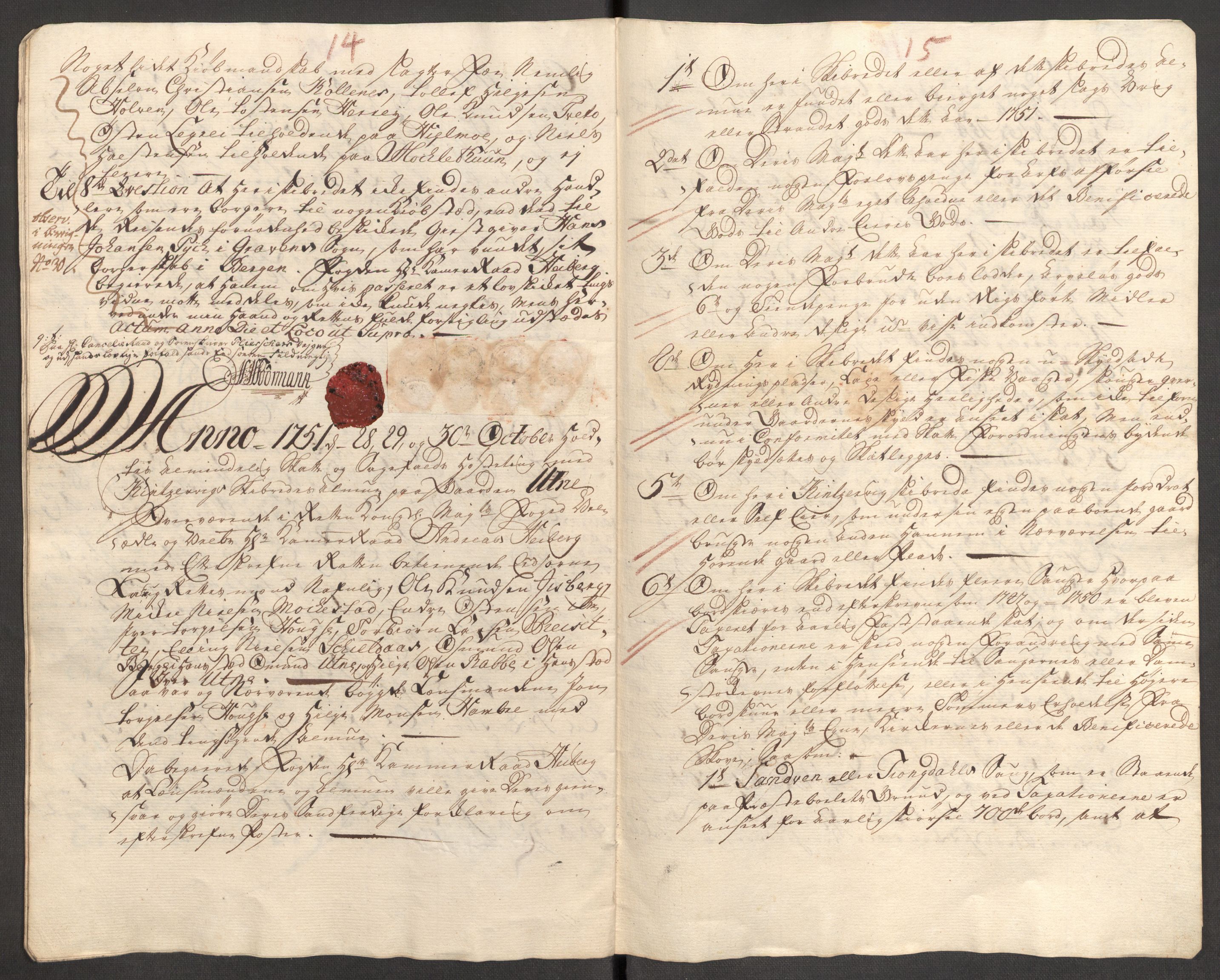 Rentekammeret inntil 1814, Reviderte regnskaper, Fogderegnskap, AV/RA-EA-4092/R48/L3056: Fogderegnskap Sunnhordland og Hardanger, 1751, s. 260