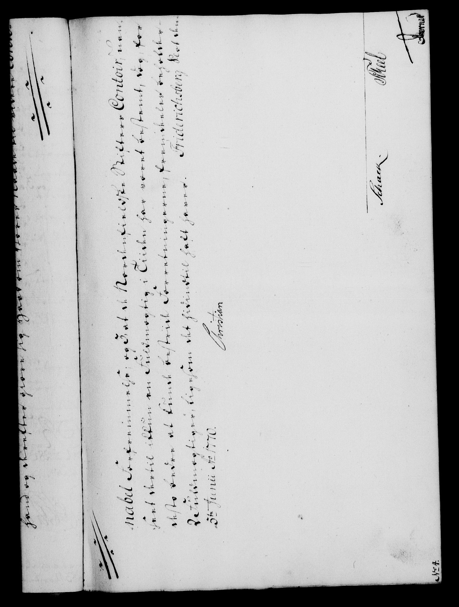 Rentekammeret, Kammerkanselliet, AV/RA-EA-3111/G/Gf/Gfa/L0052: Norsk relasjons- og resolusjonsprotokoll (merket RK 52.52), 1770, s. 203