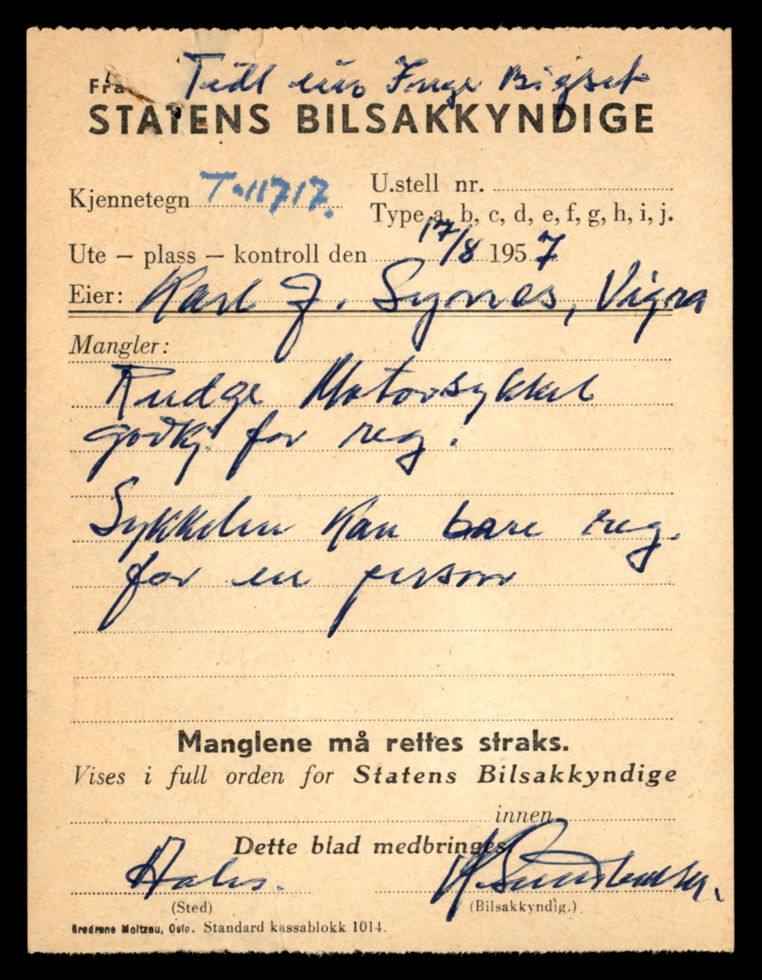 Møre og Romsdal vegkontor - Ålesund trafikkstasjon, AV/SAT-A-4099/F/Fe/L0030: Registreringskort for kjøretøy T 11620 - T 11799, 1927-1998, s. 1191