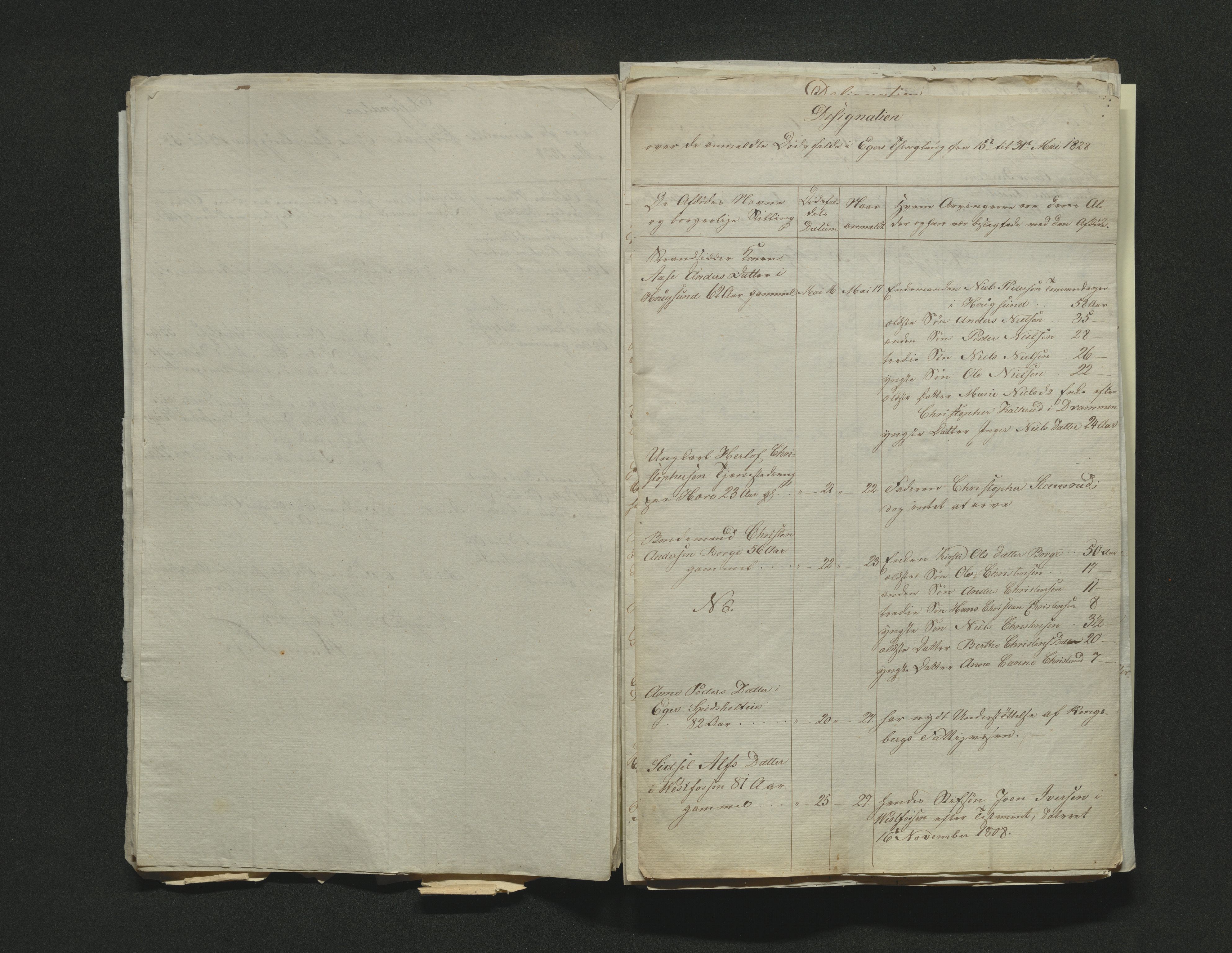 Eiker, Modum og Sigdal sorenskriveri, AV/SAKO-A-123/H/Ha/Hab/L0002: Dødsfallsmeldinger, 1823-1829, s. 254