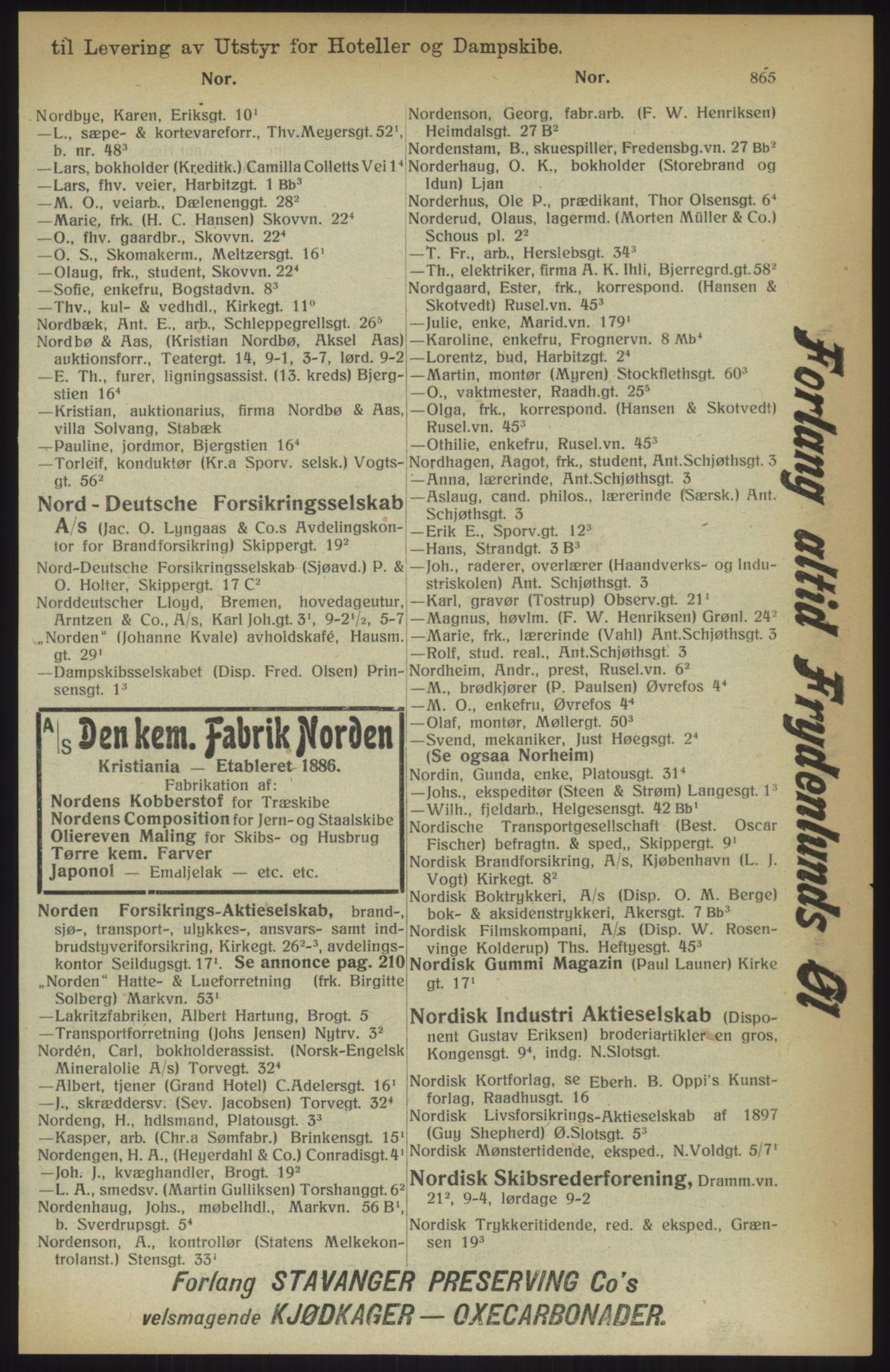 Kristiania/Oslo adressebok, PUBL/-, 1914, s. 865