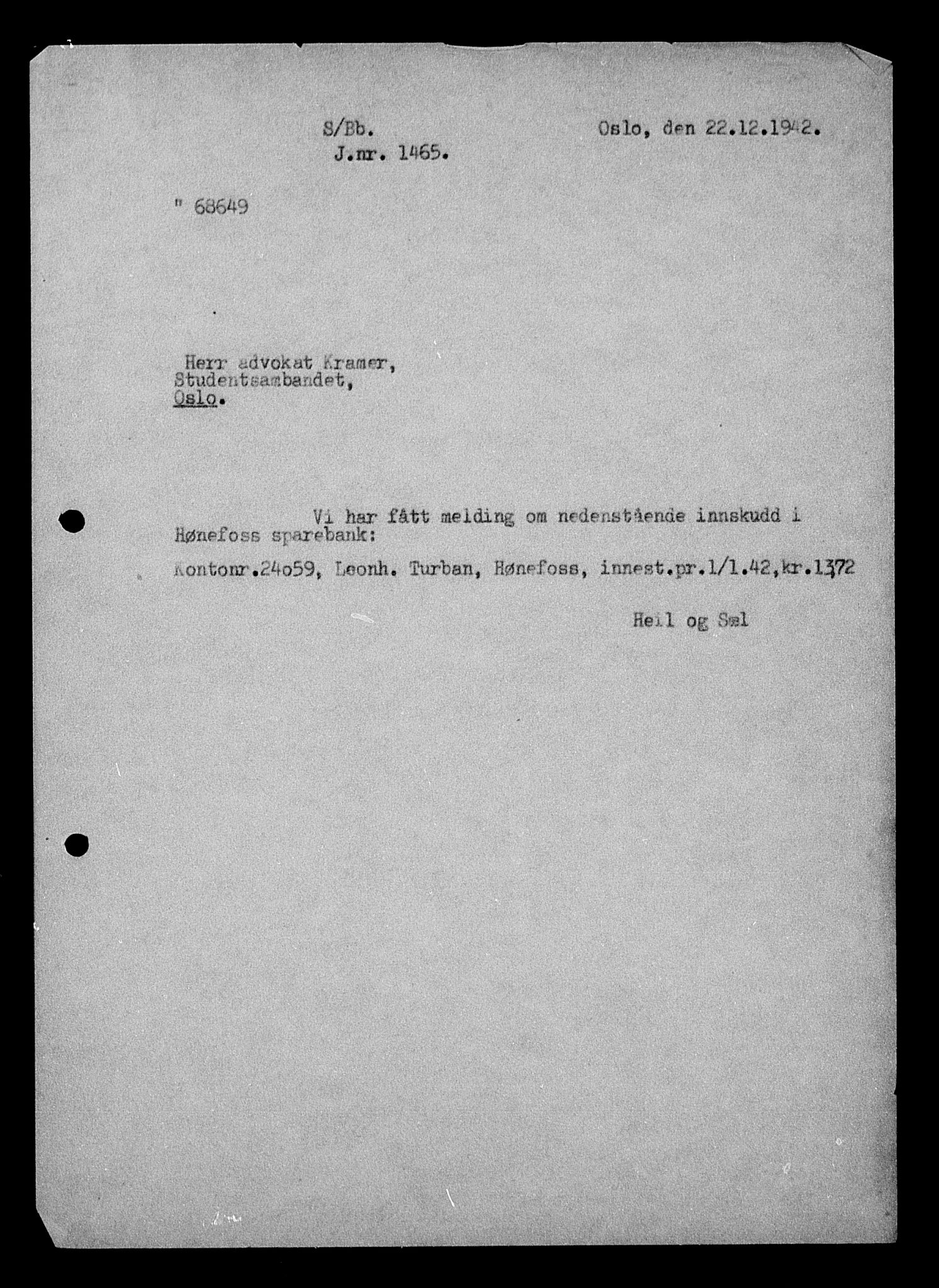 Justisdepartementet, Tilbakeføringskontoret for inndratte formuer, AV/RA-S-1564/H/Hc/Hcc/L0984: --, 1945-1947, s. 616