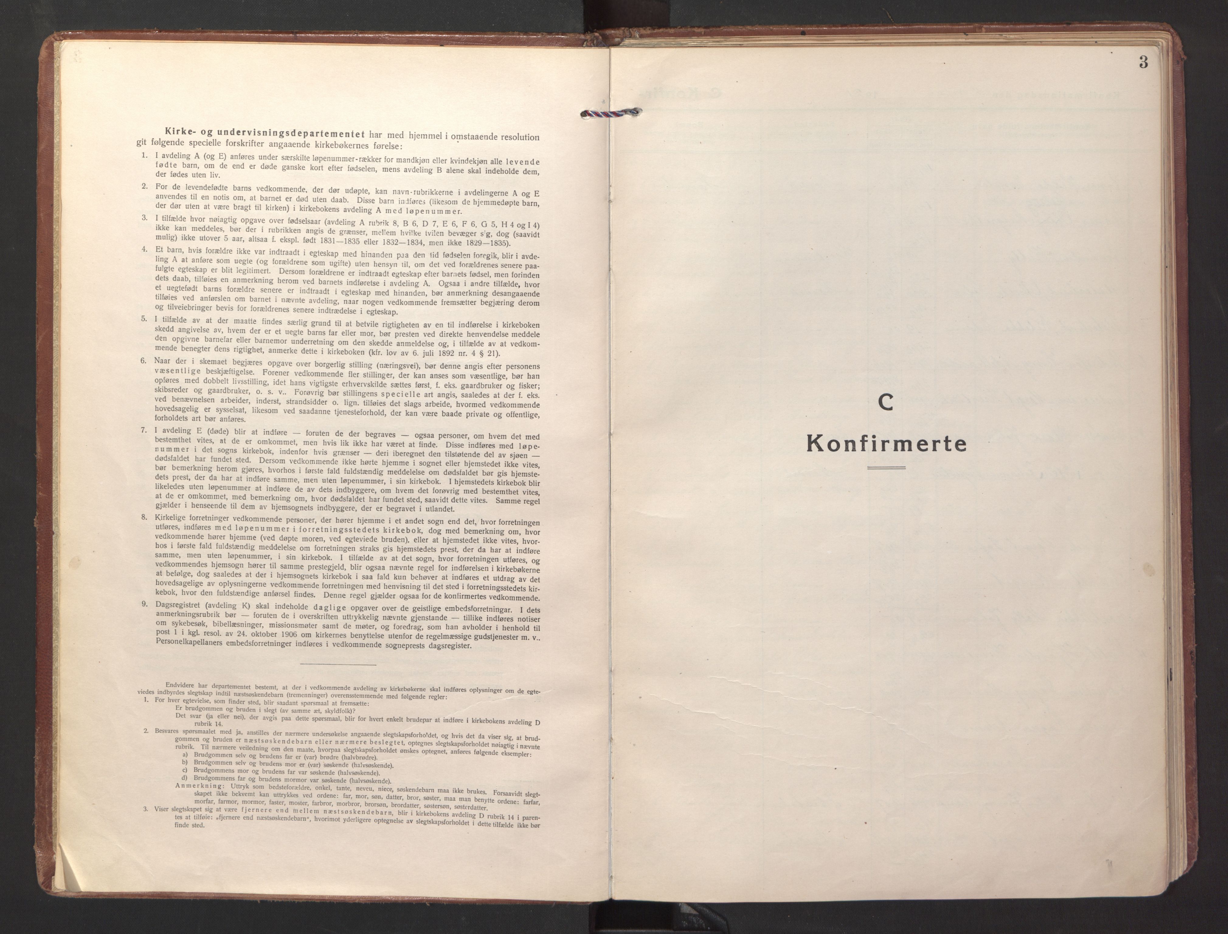 Ministerialprotokoller, klokkerbøker og fødselsregistre - Nordland, AV/SAT-A-1459/871/L1004: Ministerialbok nr. 871A20, 1921-1932, s. 3