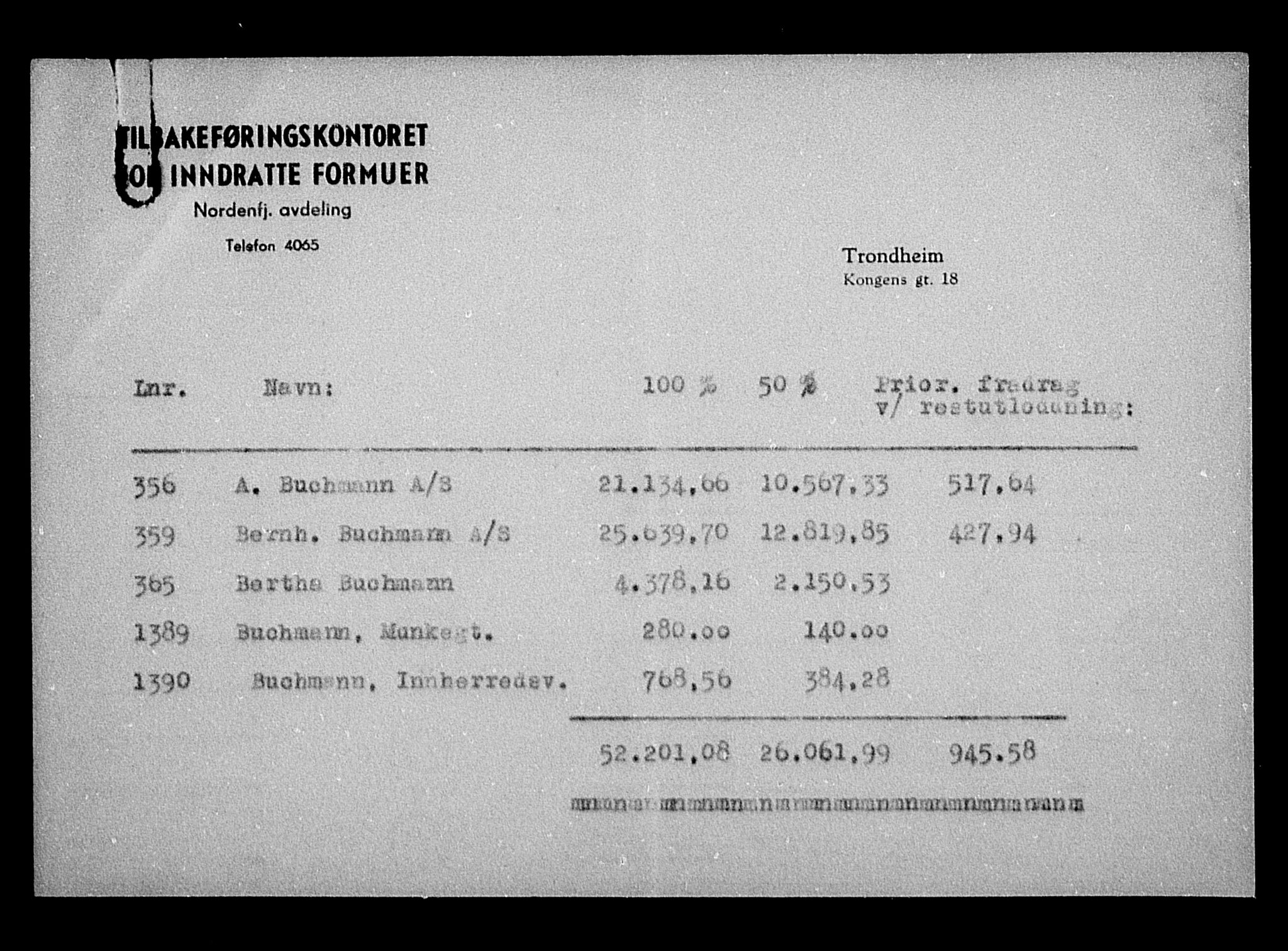 Justisdepartementet, Tilbakeføringskontoret for inndratte formuer, AV/RA-S-1564/H/Hc/Hca/L0894: --, 1945-1947, s. 132