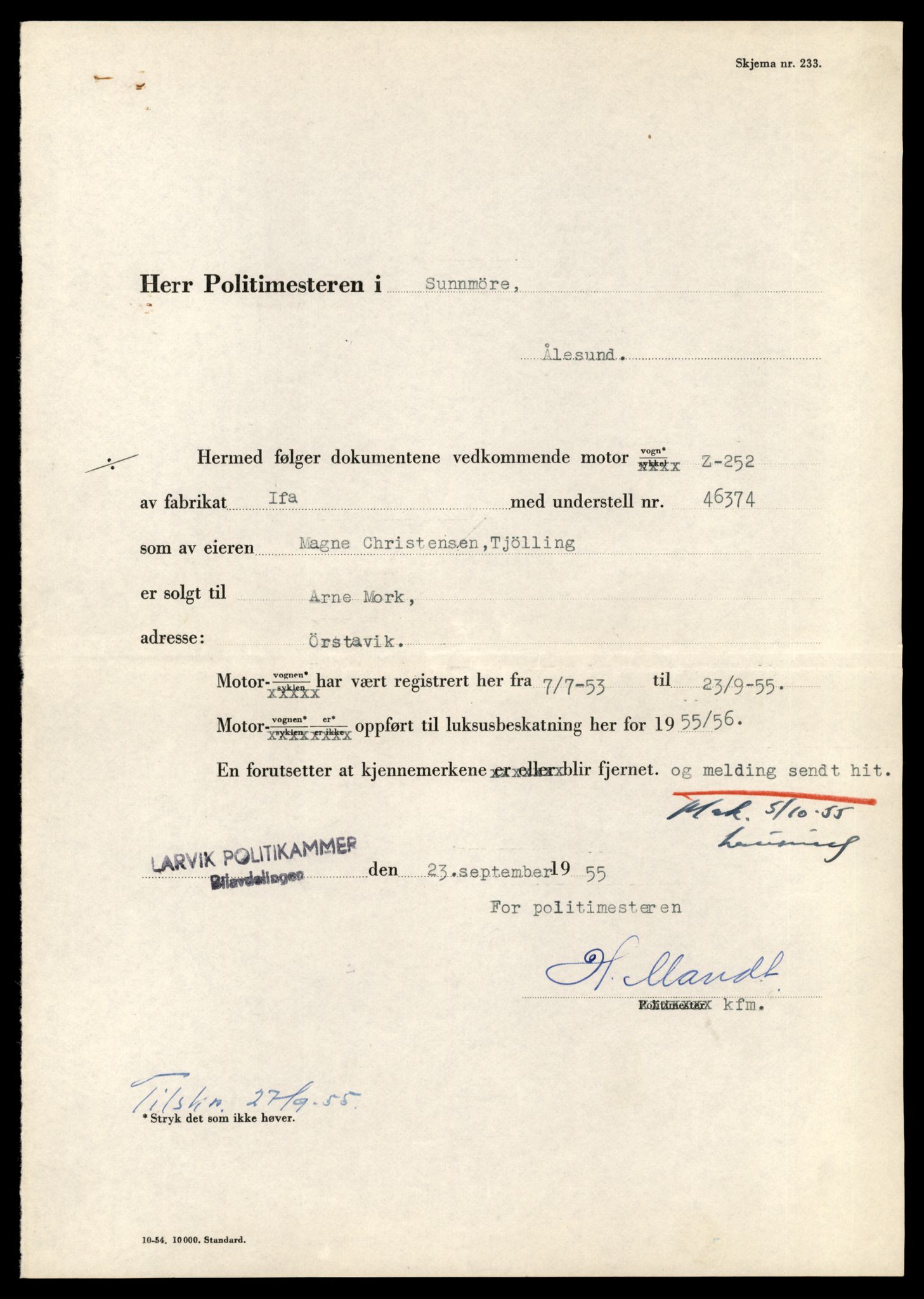 Møre og Romsdal vegkontor - Ålesund trafikkstasjon, AV/SAT-A-4099/F/Fe/L0048: Registreringskort for kjøretøy T 14721 - T 14863, 1927-1998, s. 587