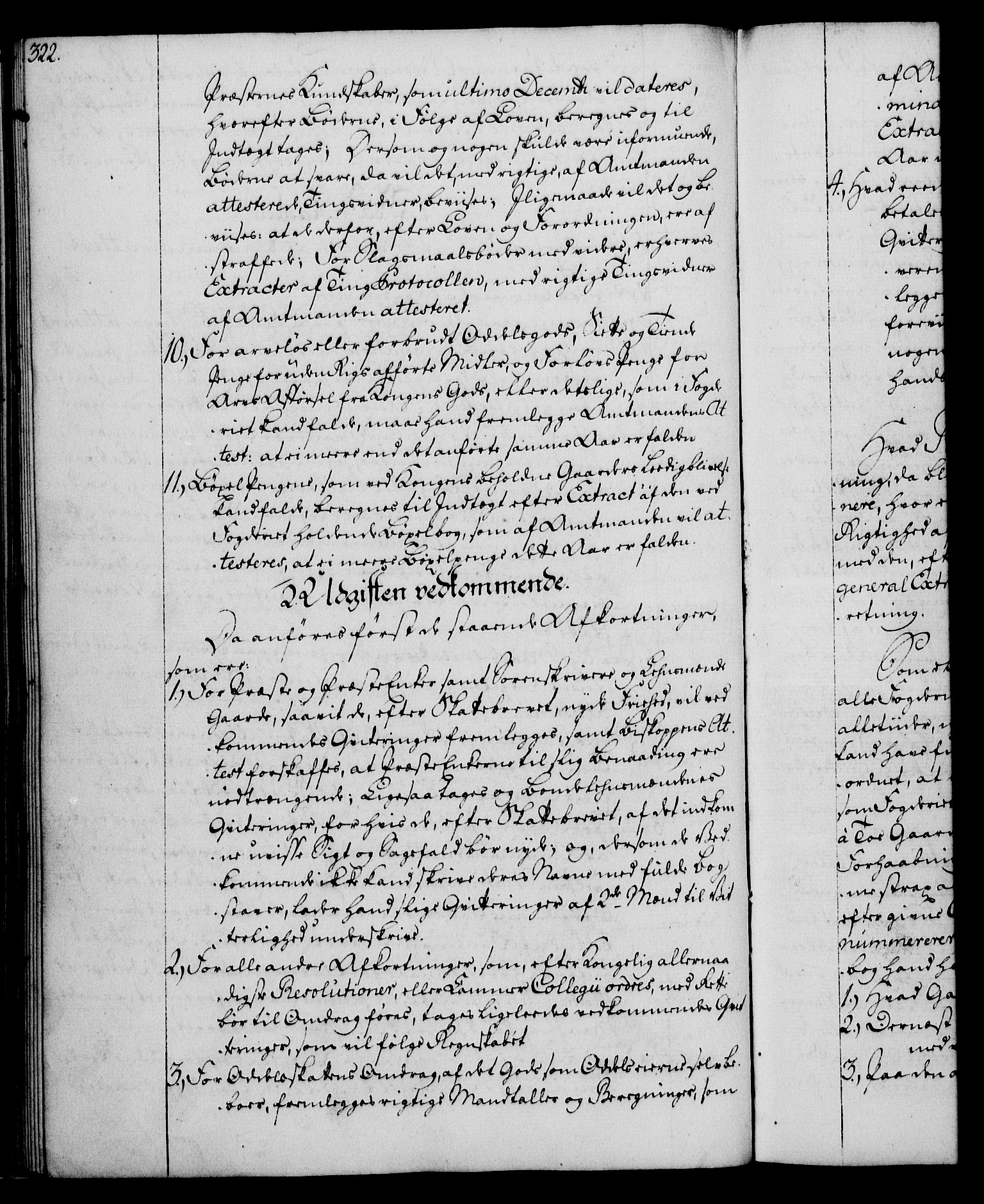Rentekammeret, Kammerkanselliet, RA/EA-3111/G/Gg/Ggi/L0003: Norsk instruksjonsprotokoll med register (merket RK 53.36), 1751-1775, s. 322