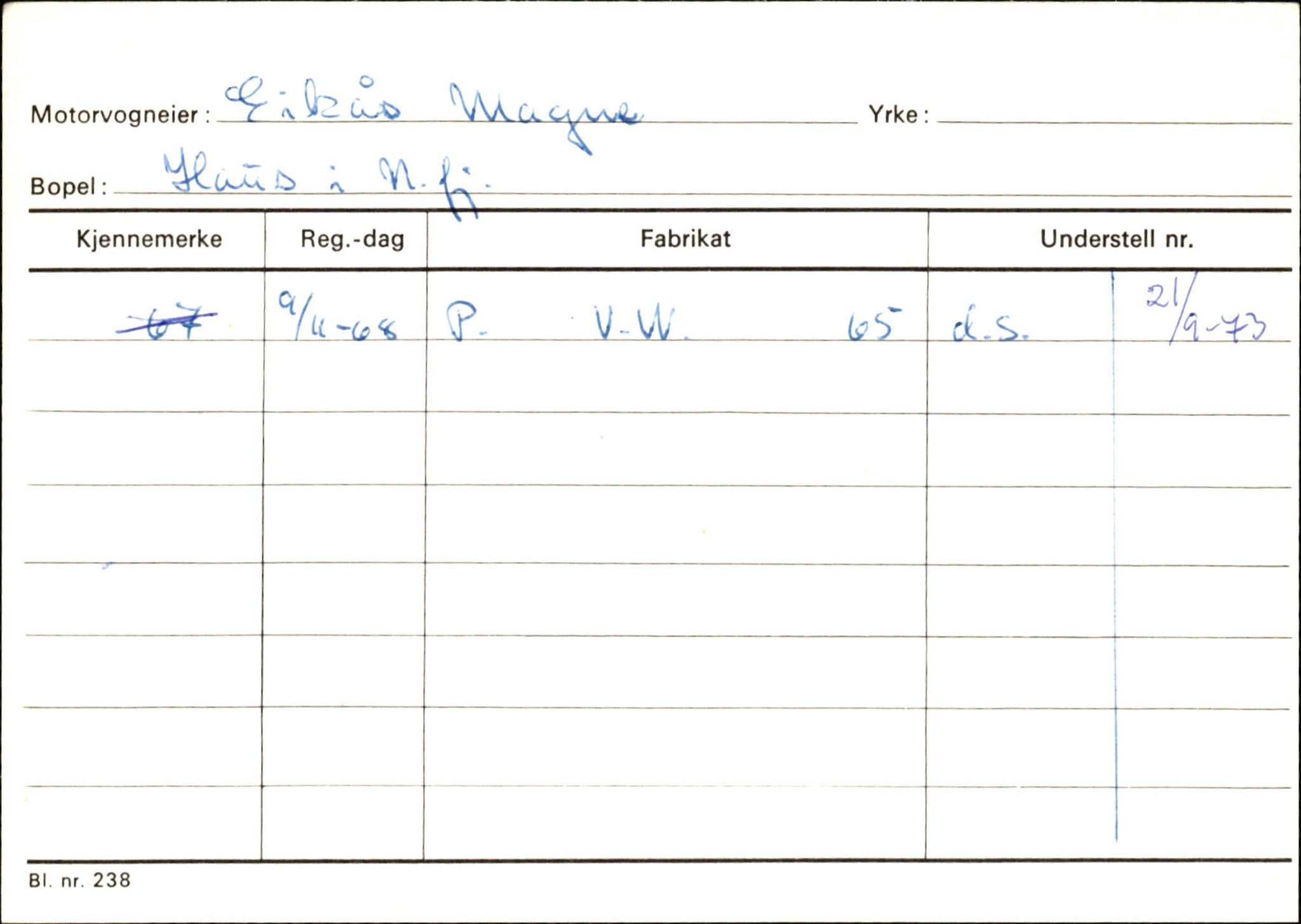 Statens vegvesen, Sogn og Fjordane vegkontor, AV/SAB-A-5301/4/F/L0129: Eigarregistrer Eid A-S, 1945-1975, s. 403