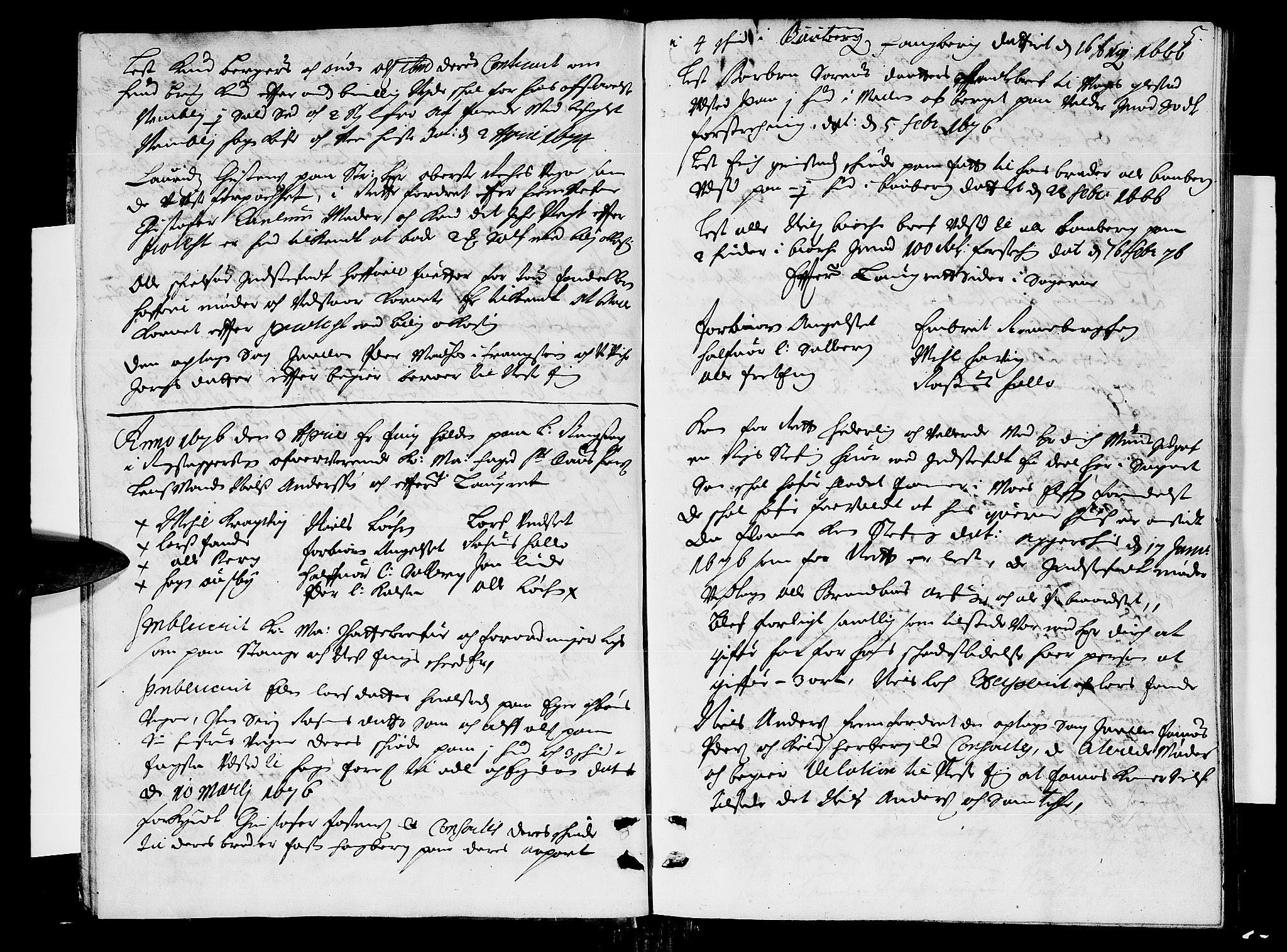 Hedemarken sorenskriveri, SAH/TING-034/G/Gb/L0012: Tingbok, 1676, s. 4b-5a