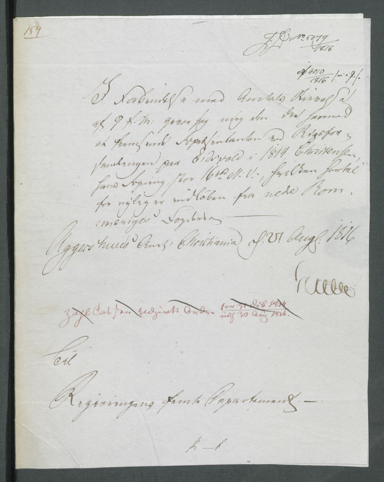 5. departement for finans-, handels- og tollfaget, AV/RA-S-3893/C/Cb/L0014: Regninger fra Riksforsamlingens deputerede, 1814, s. 165