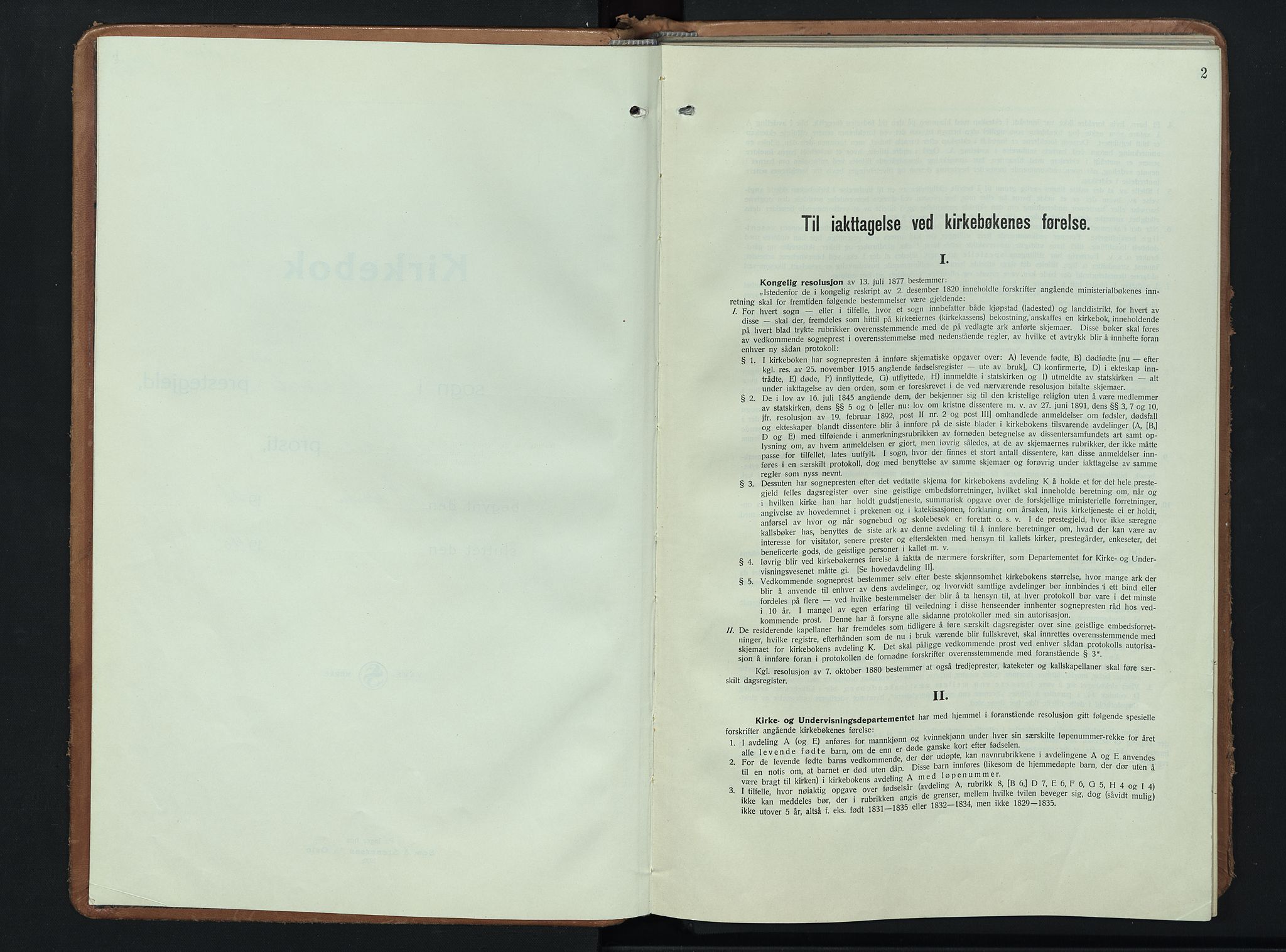 Nordre Land prestekontor, AV/SAH-PREST-124/H/Ha/Hab/L0003: Klokkerbok nr. 3, 1932-1946, s. 2