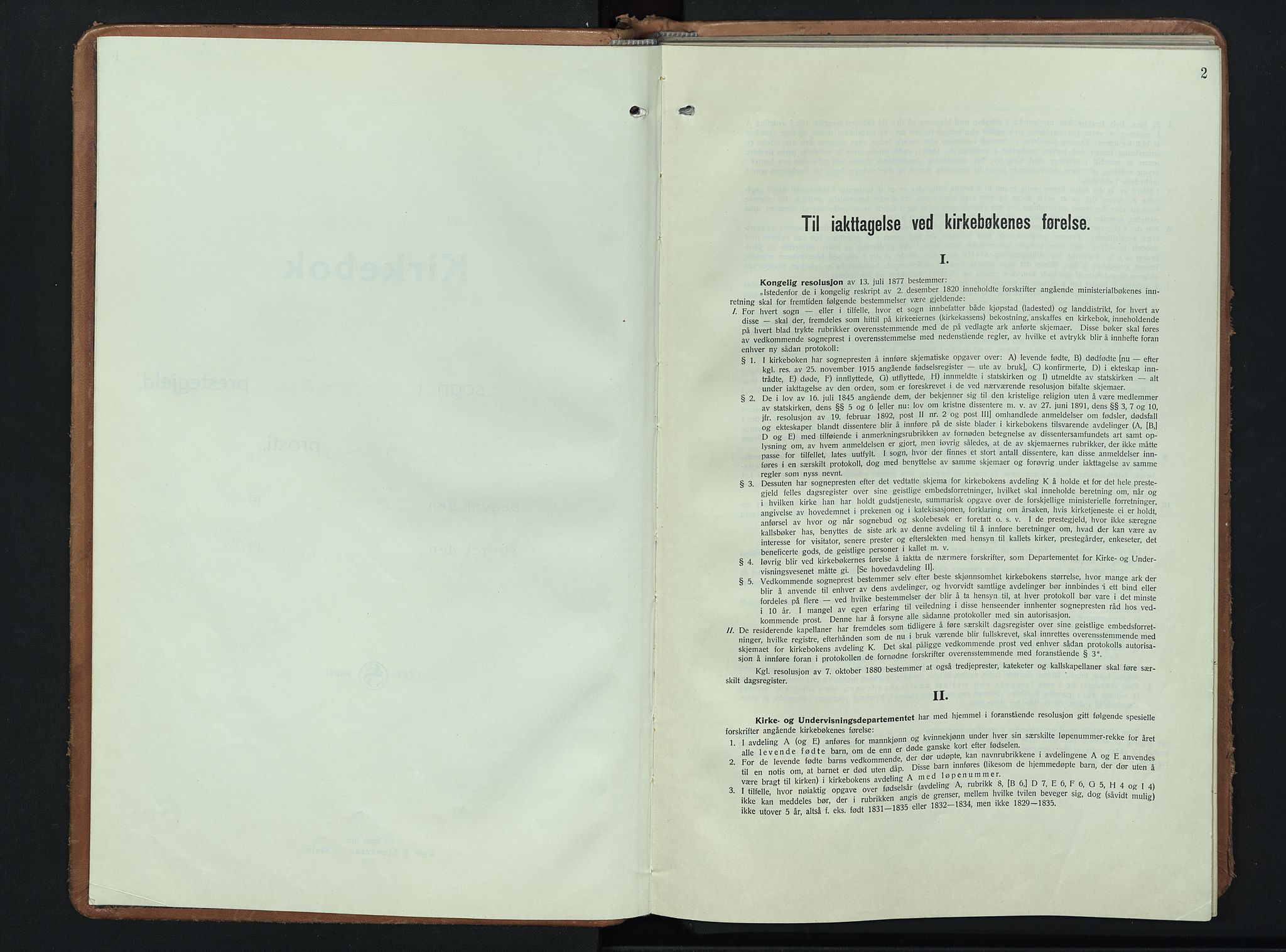 Nordre Land prestekontor, SAH/PREST-124/H/Ha/Hab/L0003: Klokkerbok nr. 3, 1932-1946, s. 2