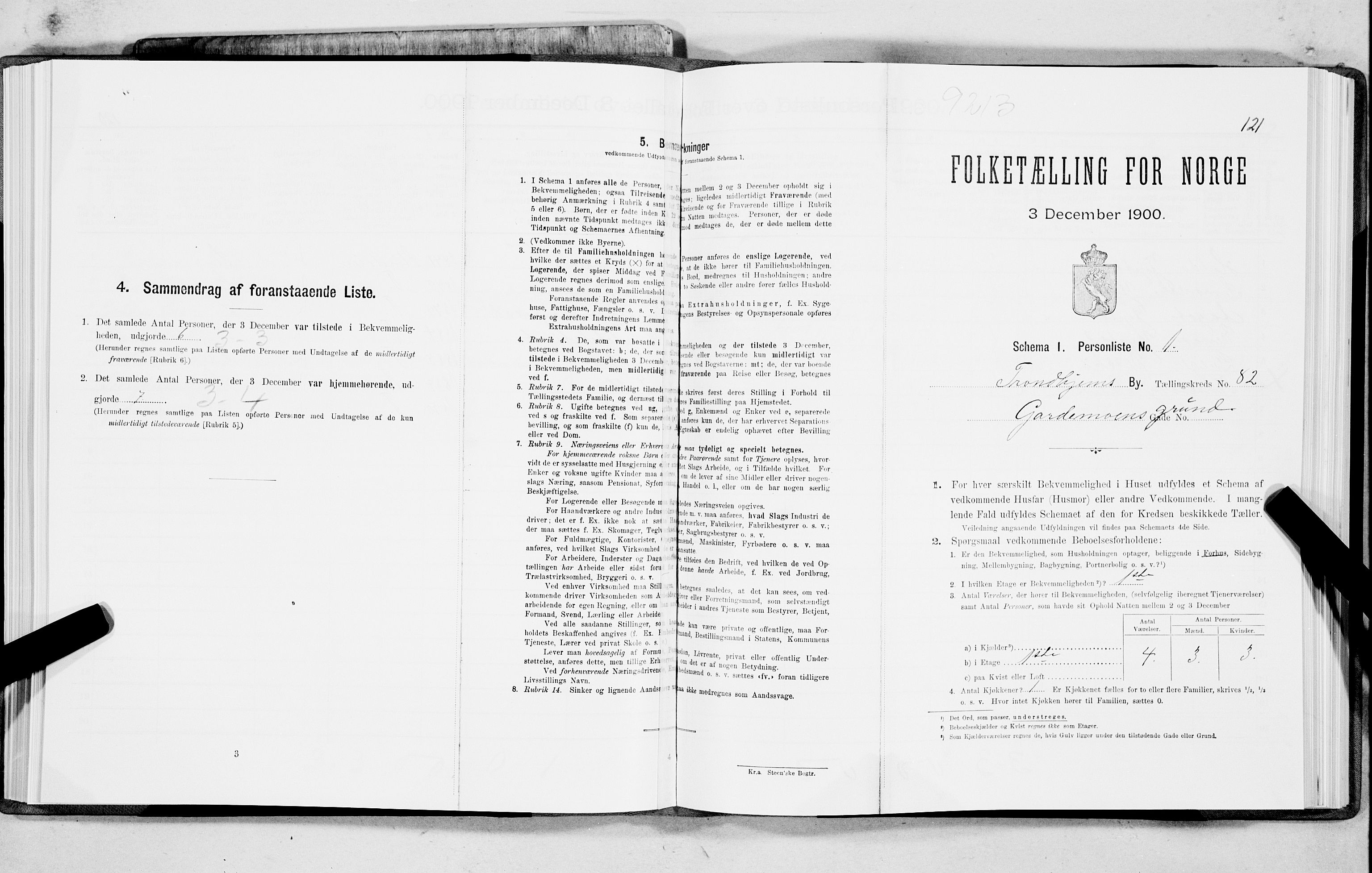 SAT, Folketelling 1900 for 1601 Trondheim kjøpstad, 1900, s. 16691