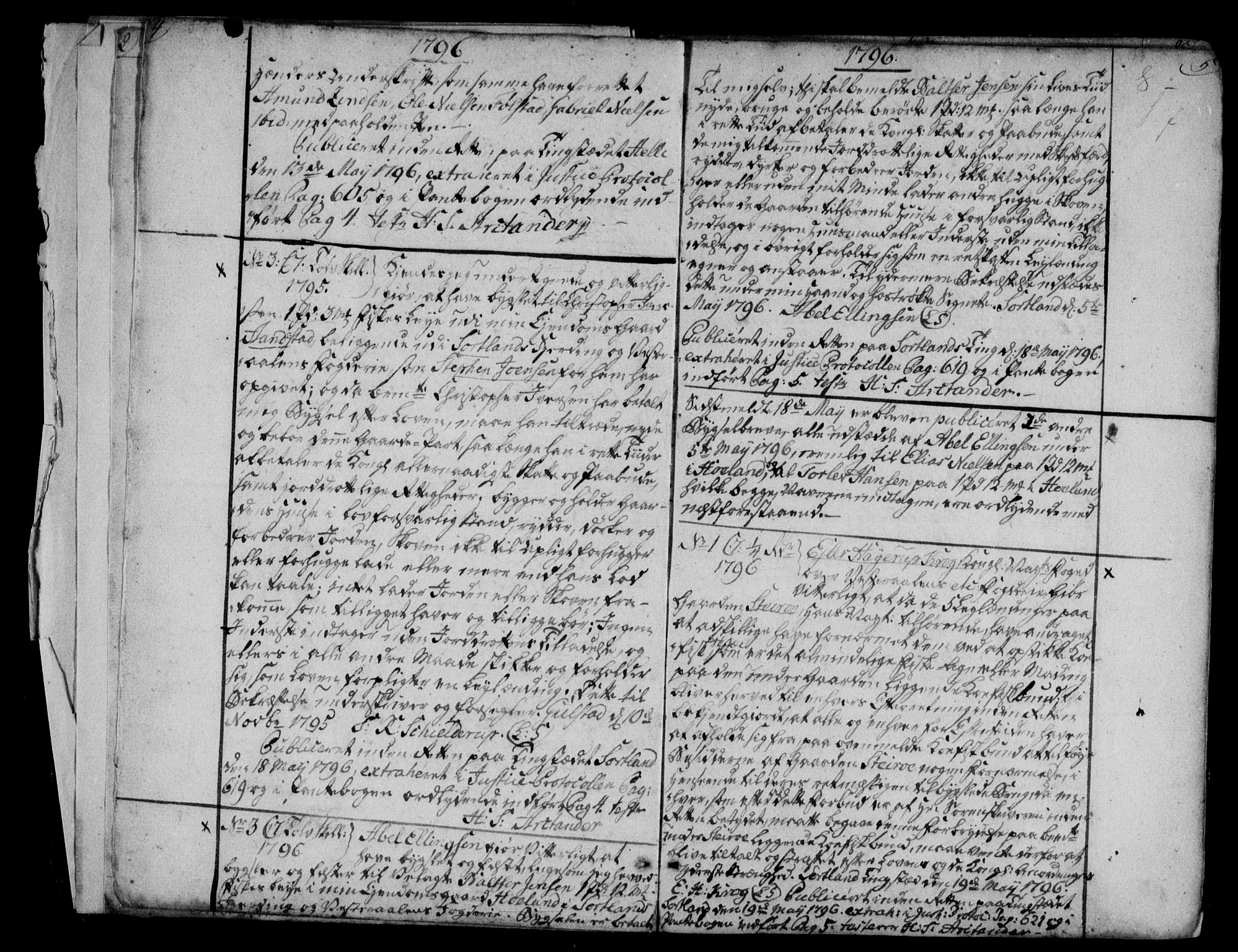 Vesterålen sorenskriveri, SAT/A-4180/1/2/2Ca/L0003: Pantebok nr. C, 1796-1807, s. 4-5