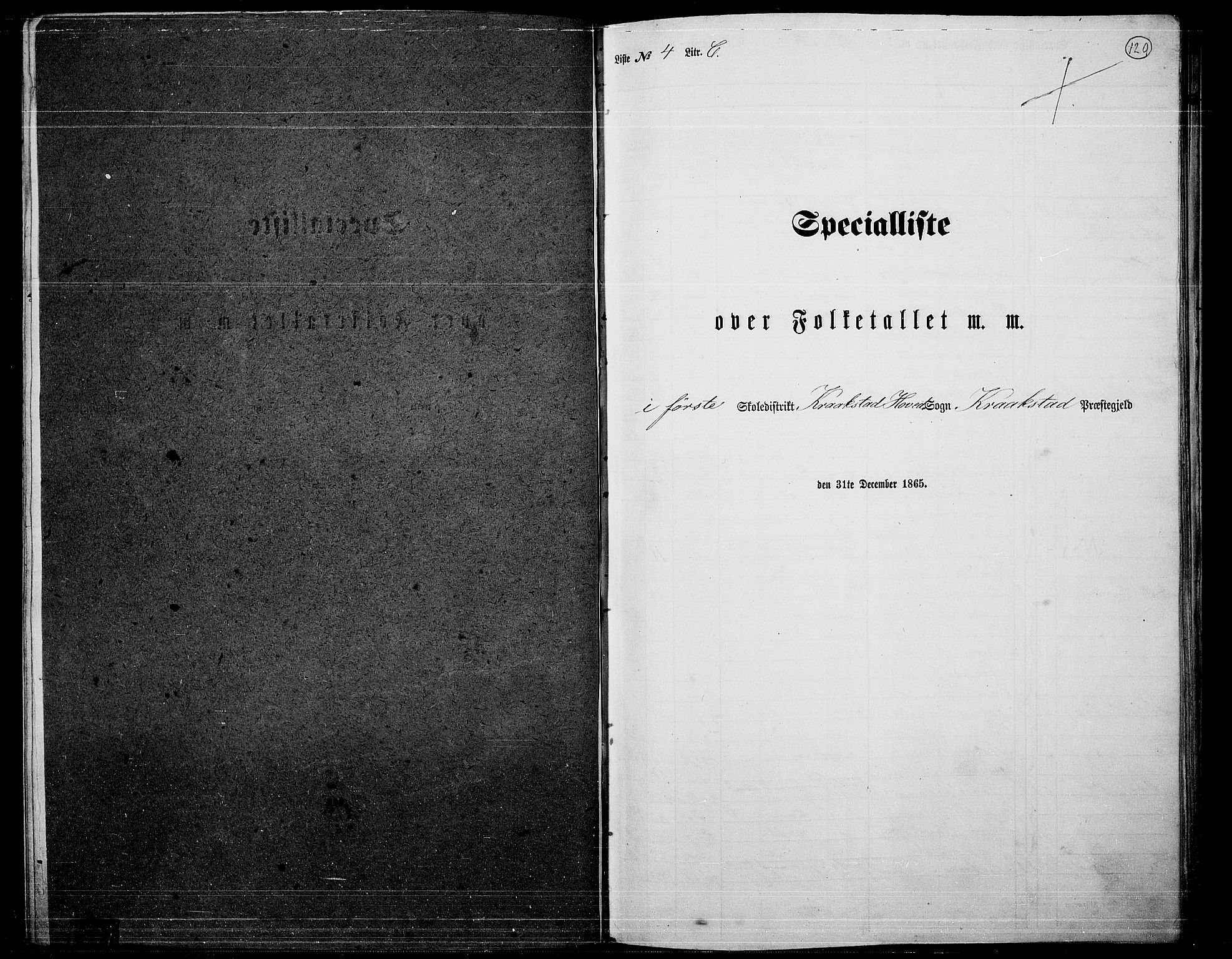 RA, Folketelling 1865 for 0212P Kråkstad prestegjeld, 1865, s. 108