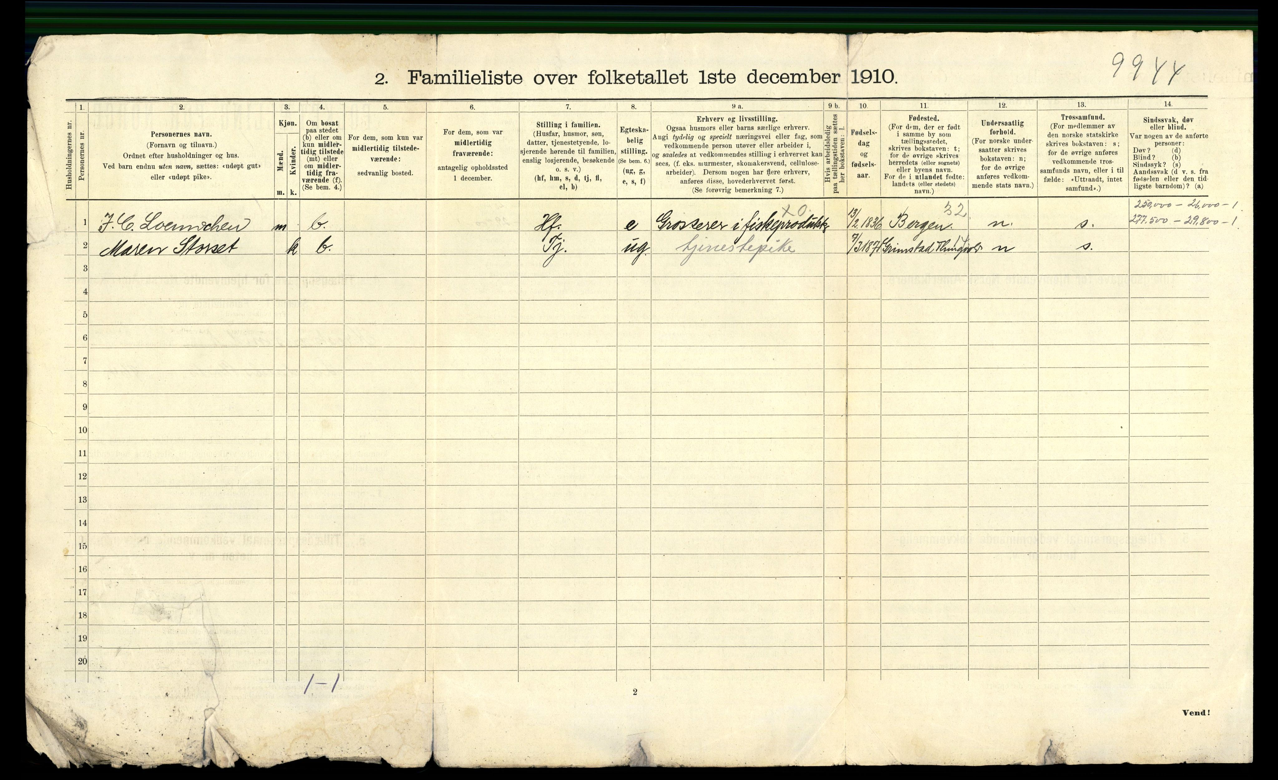 RA, Folketelling 1910 for 1503 Kristiansund kjøpstad, 1910, s. 1724