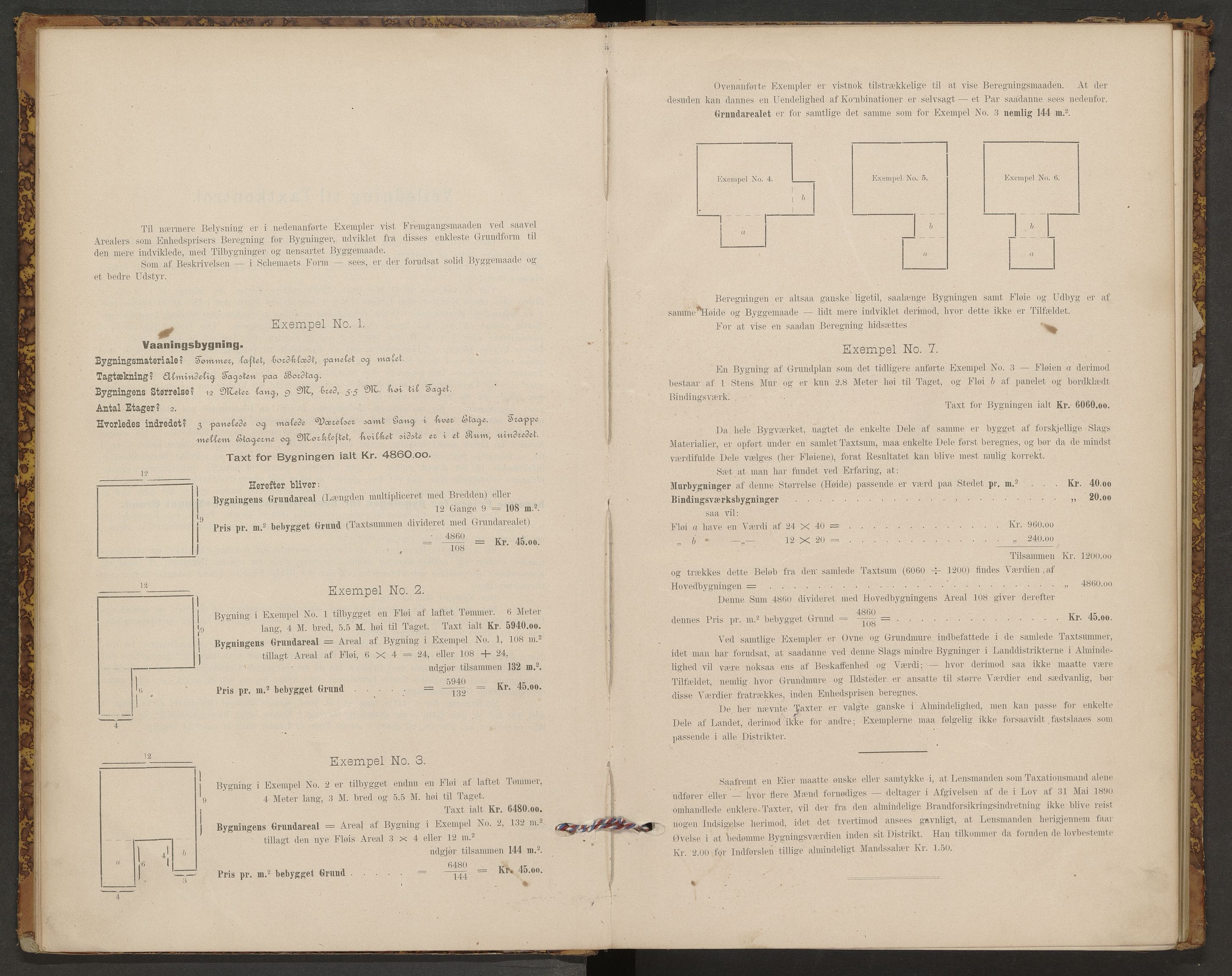 Mo lensmannskontor, AV/SAKO-A-1111/Y/Yc/Ycb/L0001: Skjematakstprotokoll, 1894-1906