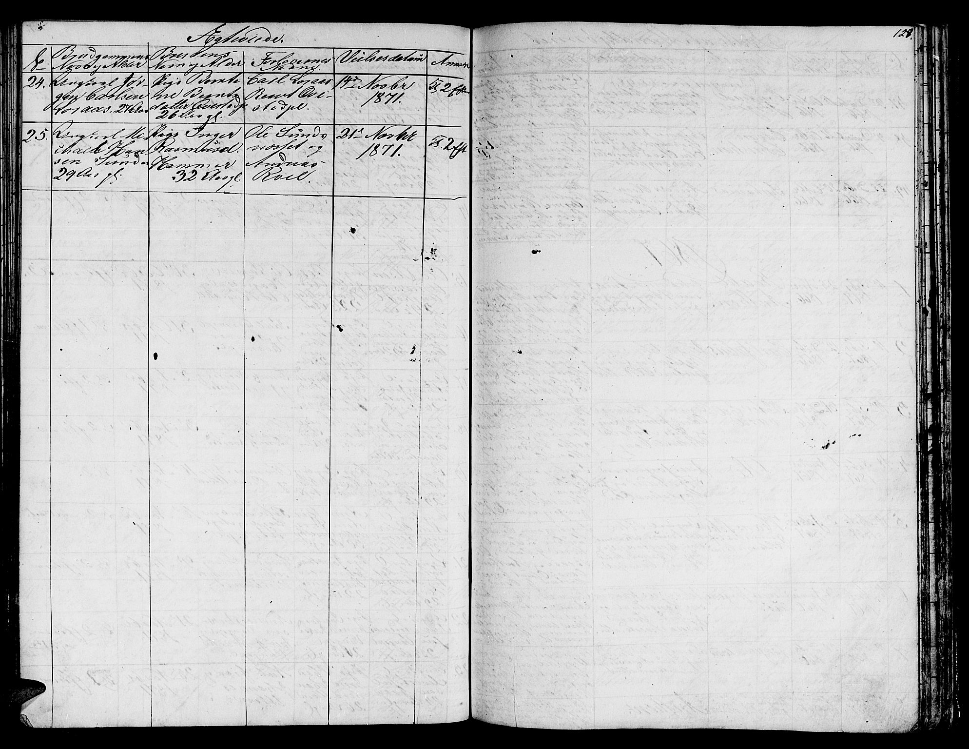 Ministerialprotokoller, klokkerbøker og fødselsregistre - Nord-Trøndelag, AV/SAT-A-1458/730/L0299: Klokkerbok nr. 730C02, 1849-1871, s. 128