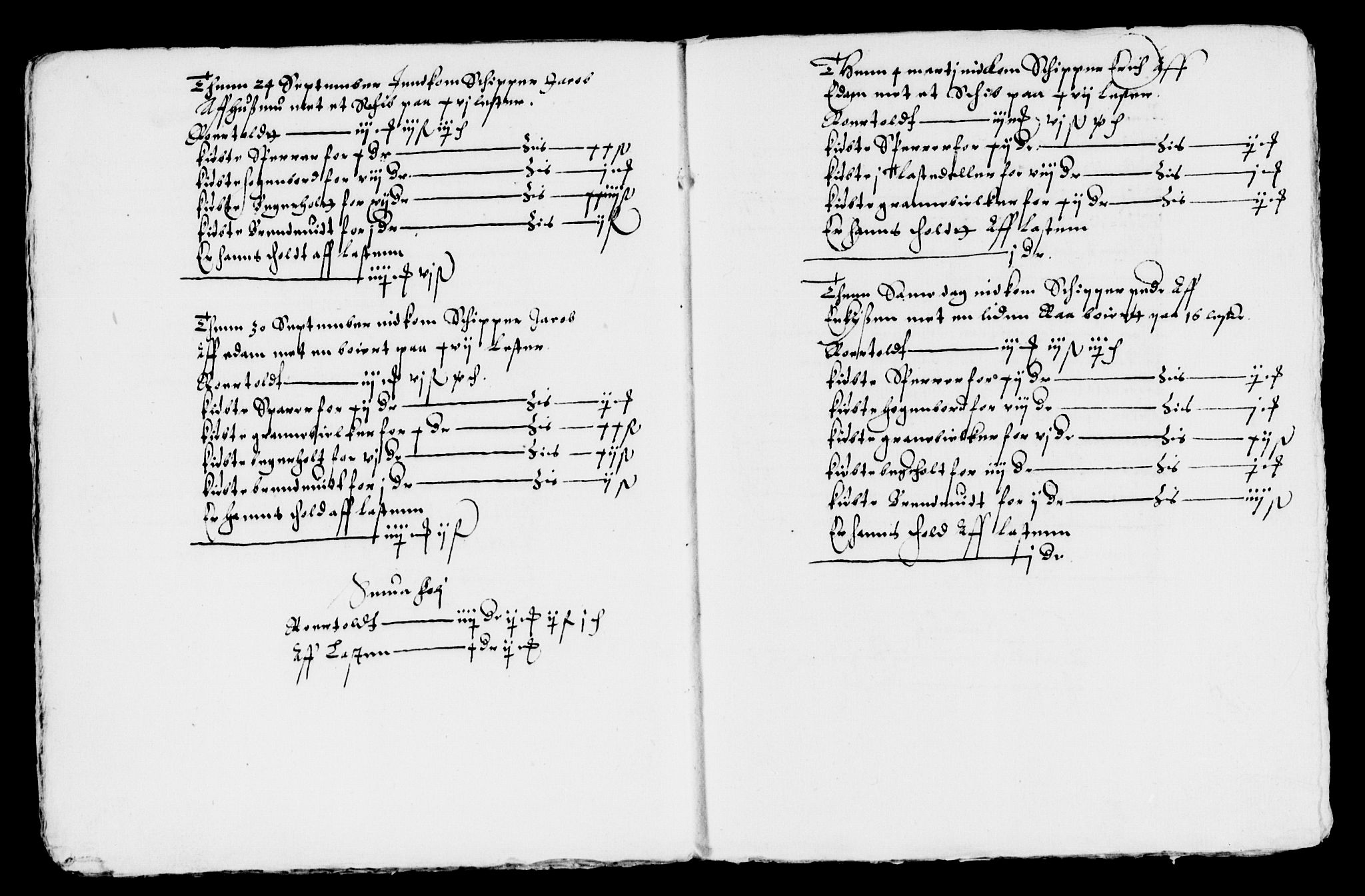 Rentekammeret inntil 1814, Reviderte regnskaper, Lensregnskaper, AV/RA-EA-5023/R/Rb/Rbo/L0001: Tønsberg len, 1584-1612